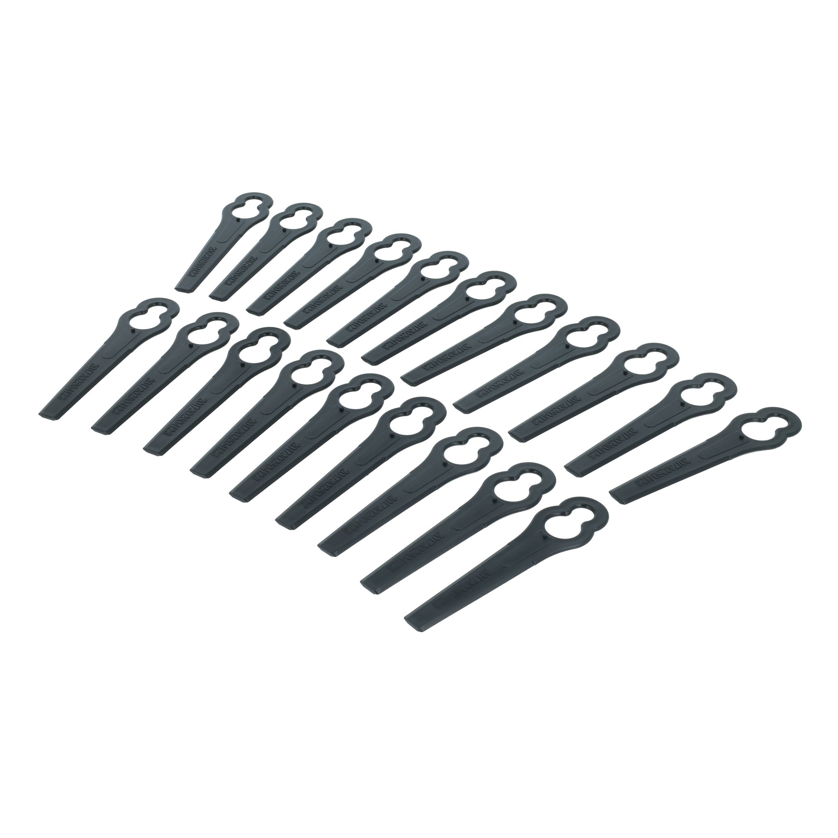 vhbw 20x Ersatz-Messer kompatibel mit Bosch ART 26 Li | ART 26 Easytrimm Accu, ART 26 Combitrim Rasentrimmer --0