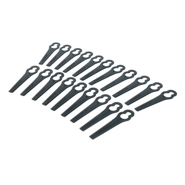 vhbw 20x Ersatz-Messer kompatibel mit Bosch ART 26 Li | ART 26 Easytrimm Accu, ART 26 Combitrim Rasentrimmer -