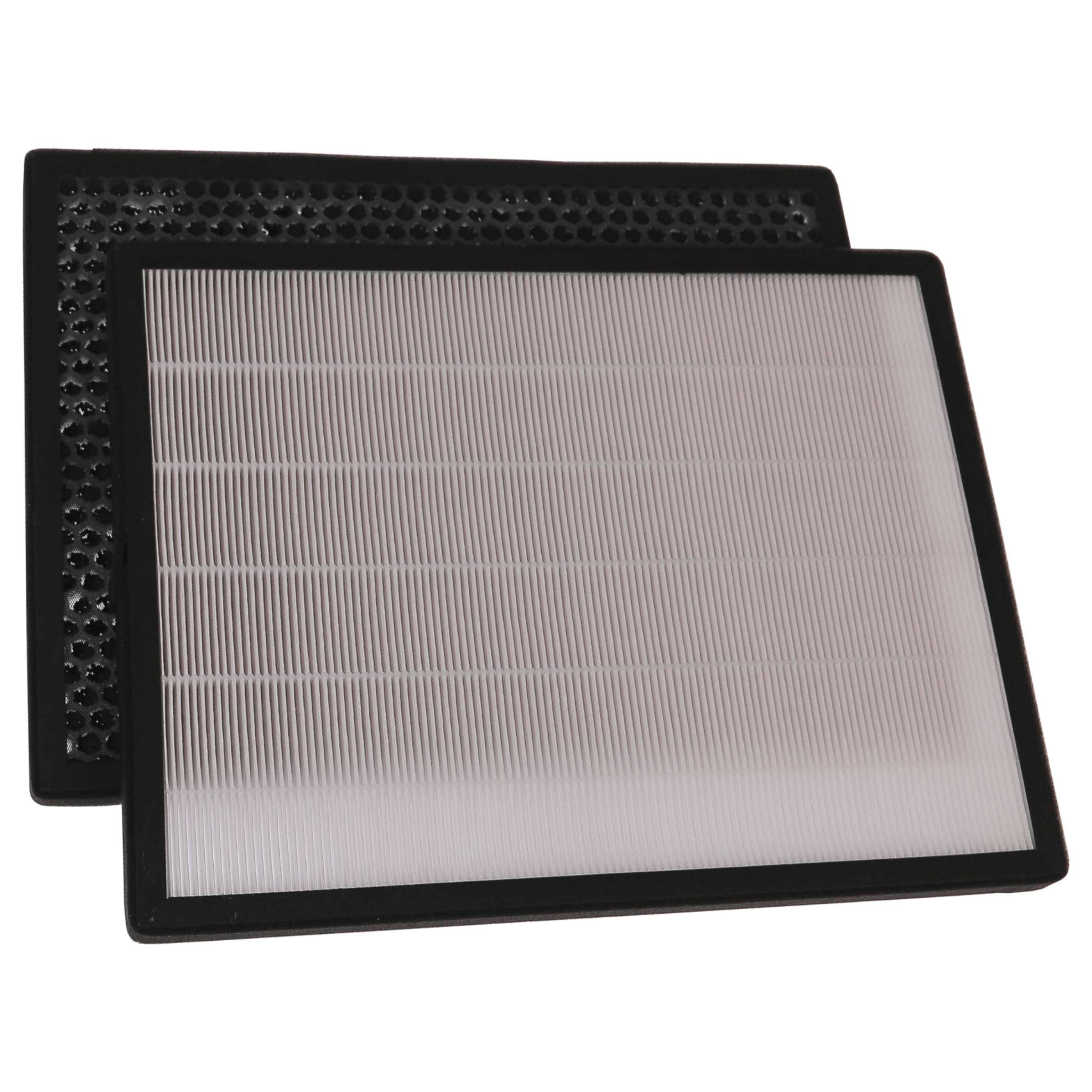 vhbw Filterset kompatibel mit Marreal AP3001 | AP3001B Luftreiniger - Ersatz für Marreal AP3001-FS (Aktivkohlefilter +-0