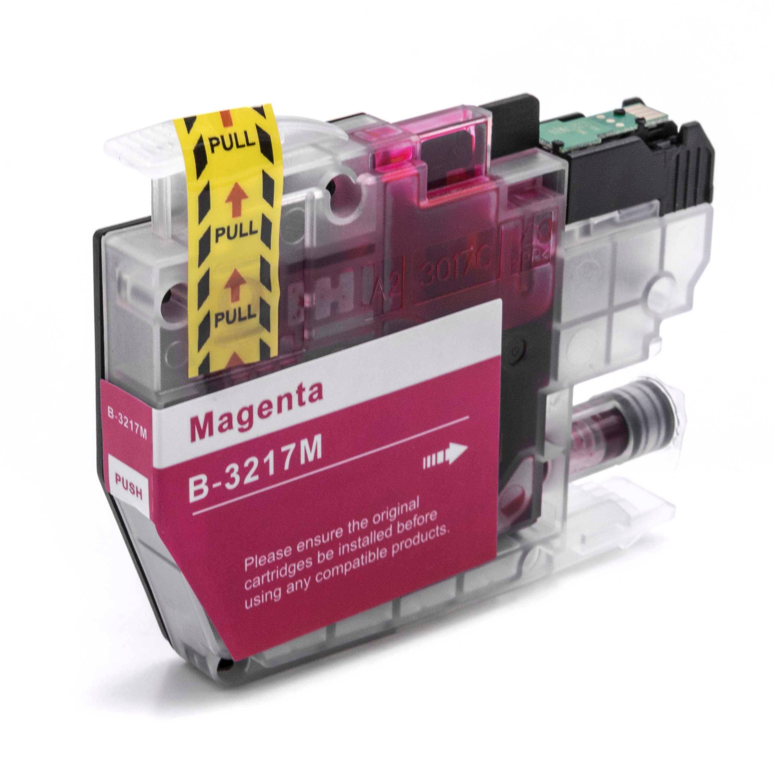 vhbw Tintenpatrone Magenta als Ersatz für Brother LC3217M | LC-3217M (kompatibel, 12ml + Chip)-0