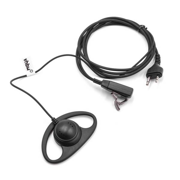 vhbw Headset kompatibel mit Midland CXT240 | CXT280, CXT250, GXT2000, GXT200, GXT1091, GXT1050, GXT1000 Funkgerät -