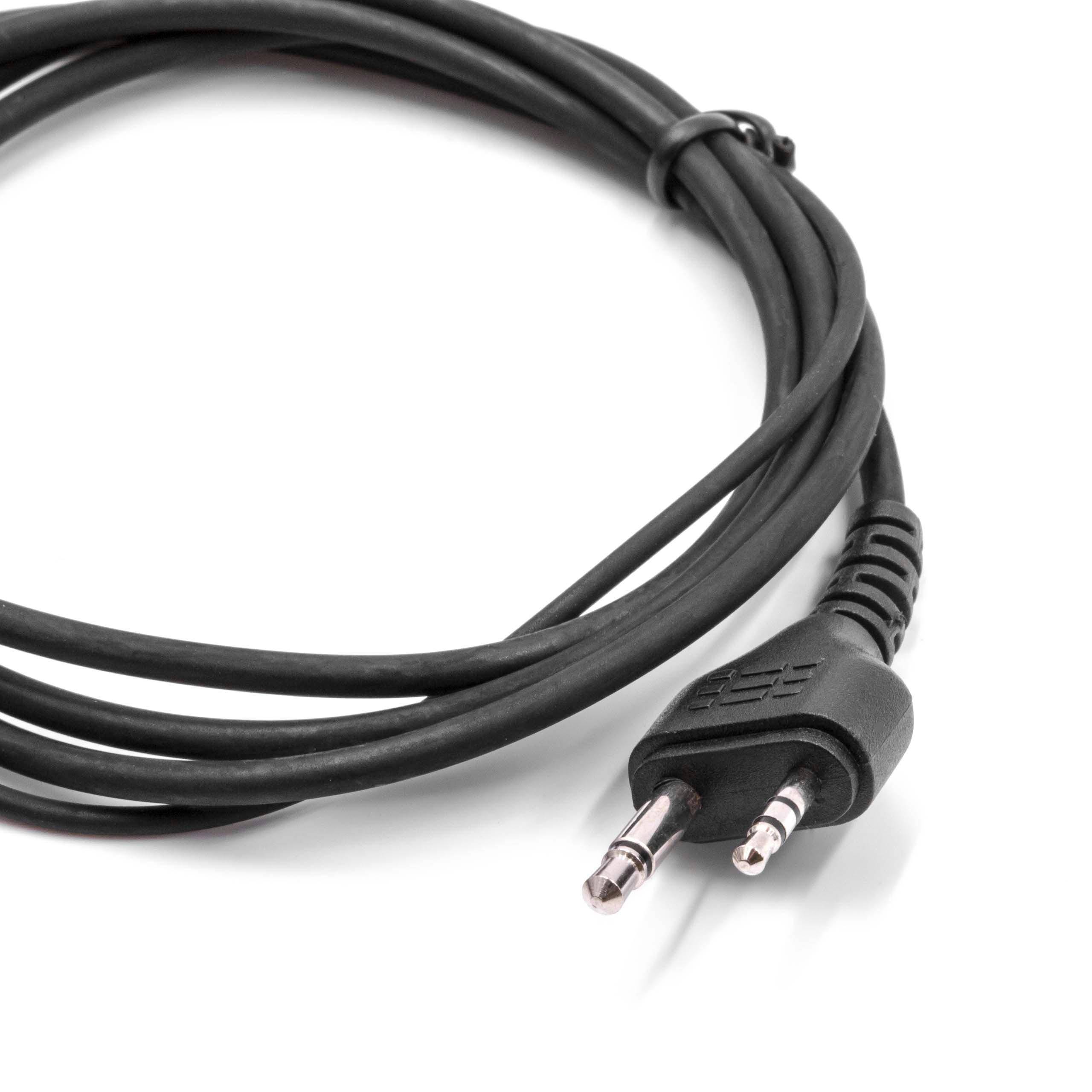 vhbw Headset kompatibel mit Midland CXT240 | CXT280, CXT250, GXT2000, GXT200, GXT1091, GXT1050, GXT1000 Funkgerät --4