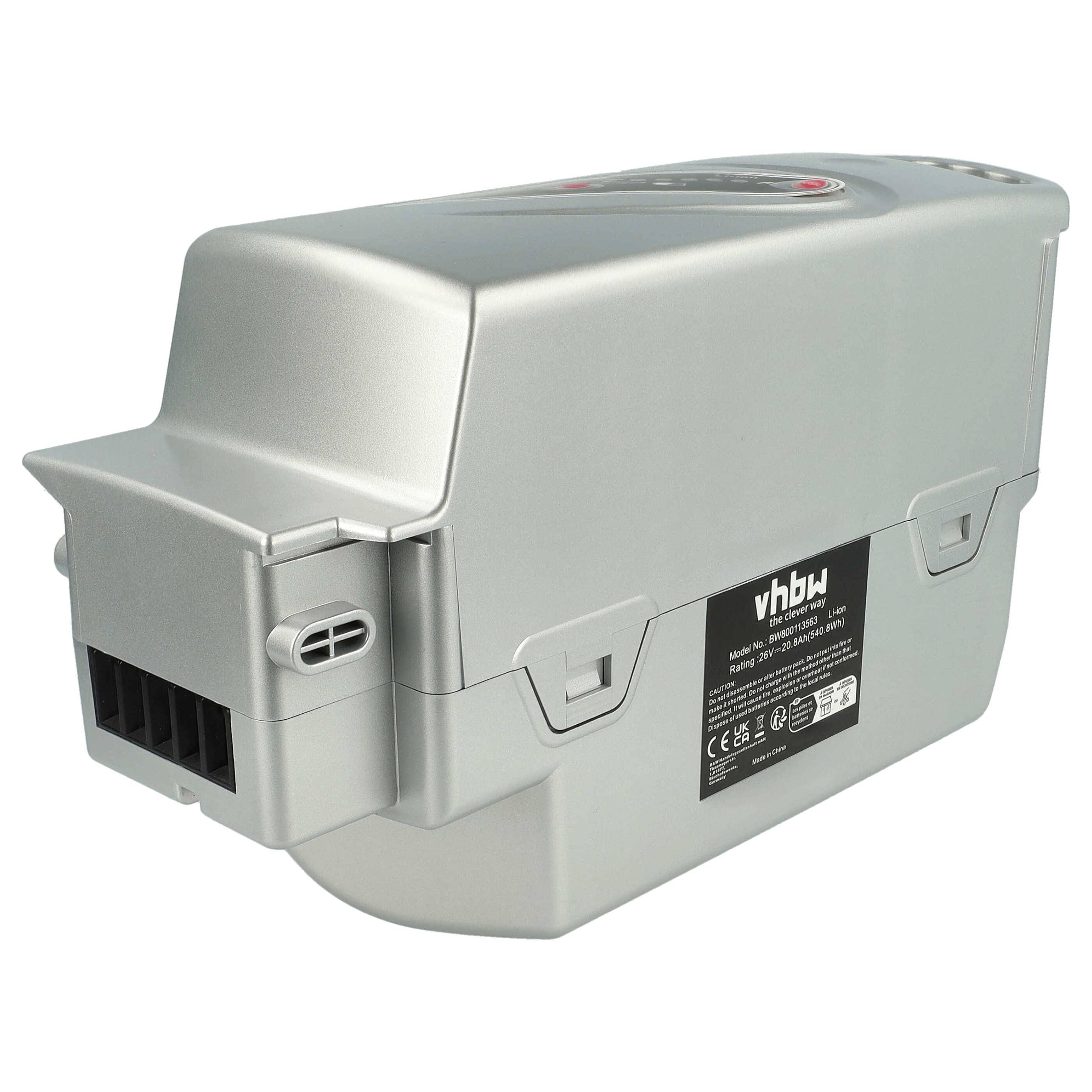 vhbw Akku kompatibel mit Panasonic Flyer C2 | C4, C2 Premium, C10 HS, C11 HS, C12 HS E-Bike (20,8 Ah, 25,2 V, Li-Ion) --0