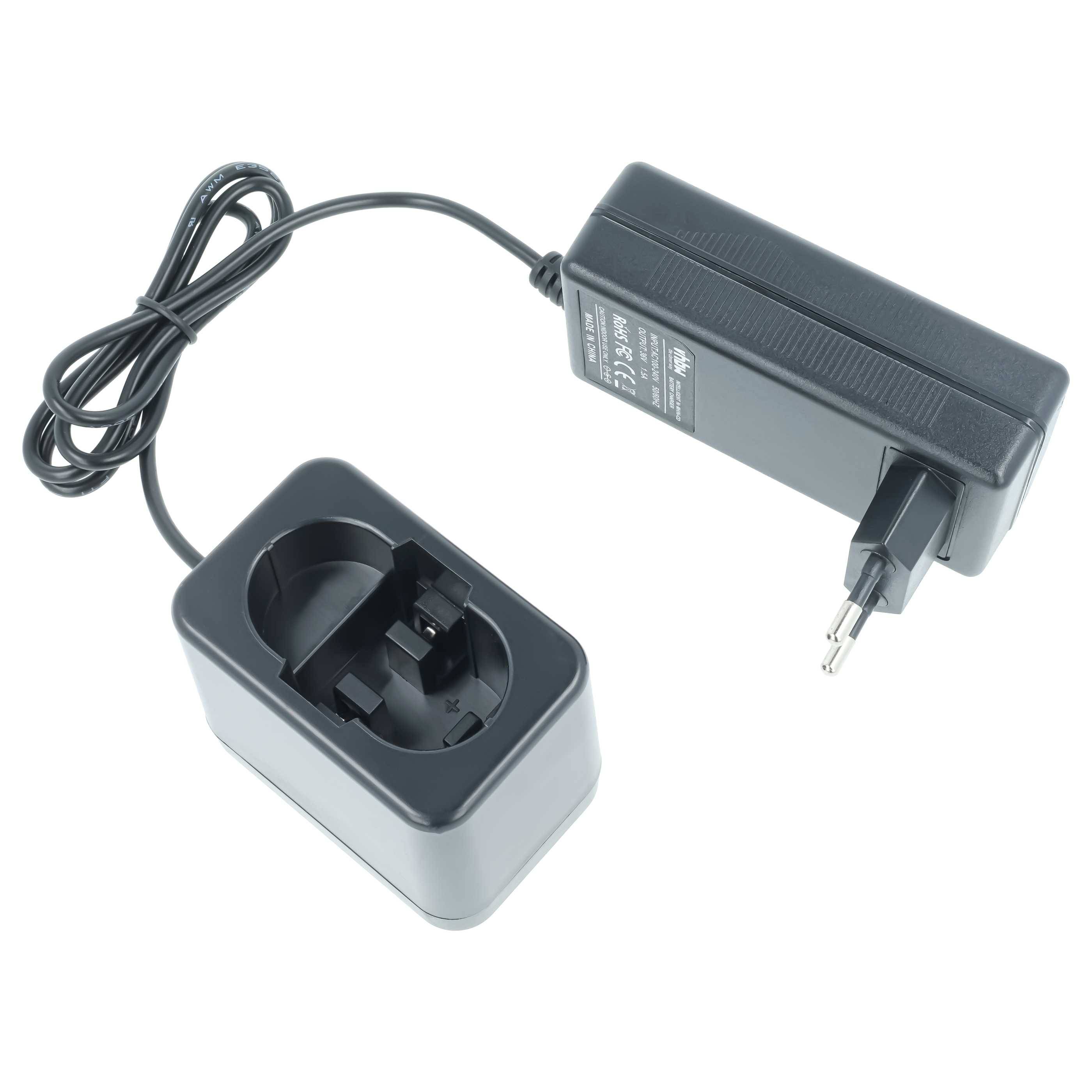 vhbw Ladegerät kompatibel mit Bosch GHO 14.4VH | GHO 18 V, GLI 12V, GKS 24V, GLI 12, GKS 18 V, GKG 24V Werkzeug Akkus-0