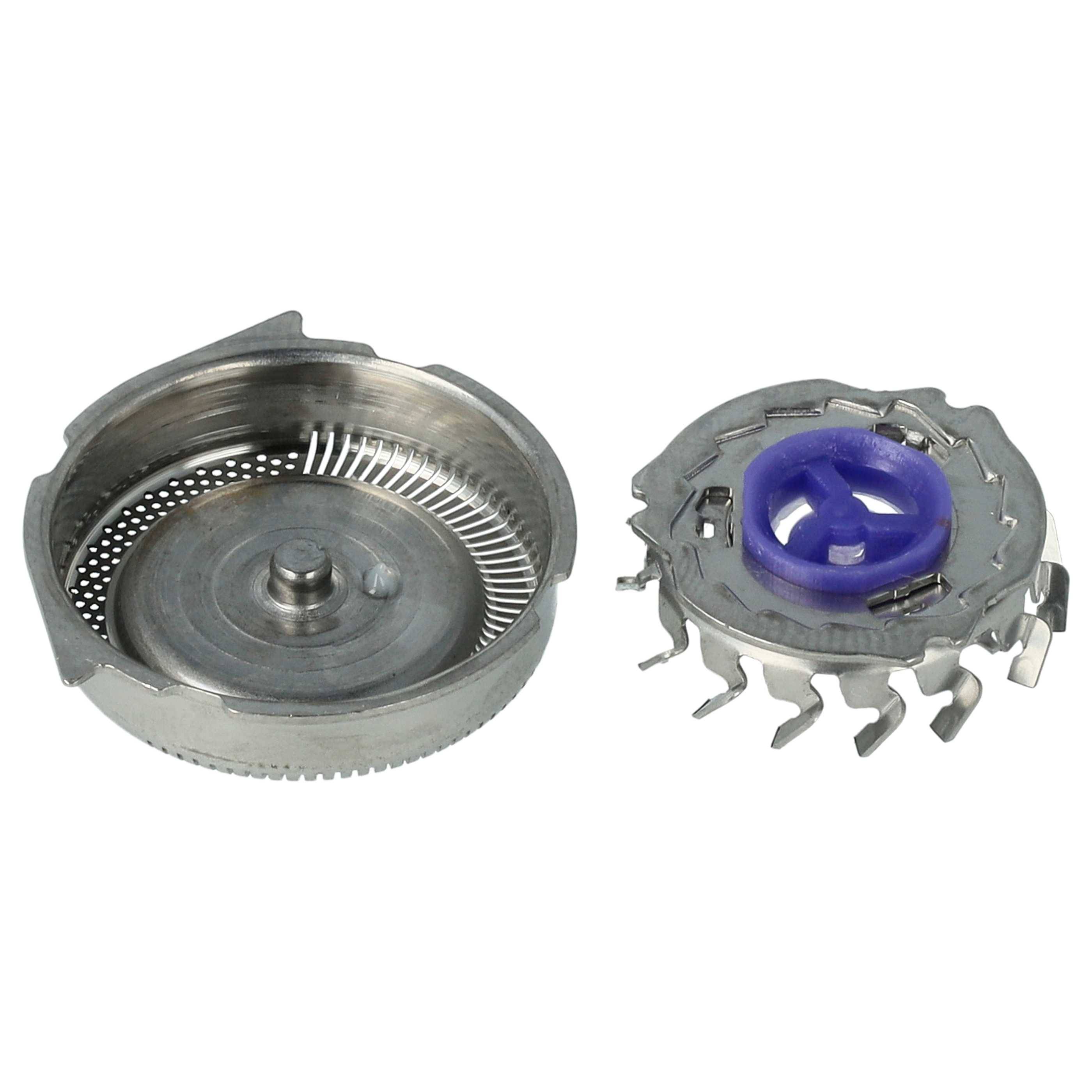vhbw 3x Ersatz-Scherköpfe kompatibel mit Philips HQ821 | HQ851, HQ853, HQ902, HQ801, HQ912, HQ904, HQ906 Elektrorasierer-4