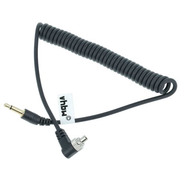 vhbw Synchronkabel auf 3.5mm kompatibel mit Pixel TR-332RX | Studioblitz externen Blitz PC Sync Kabel Blitzkabel