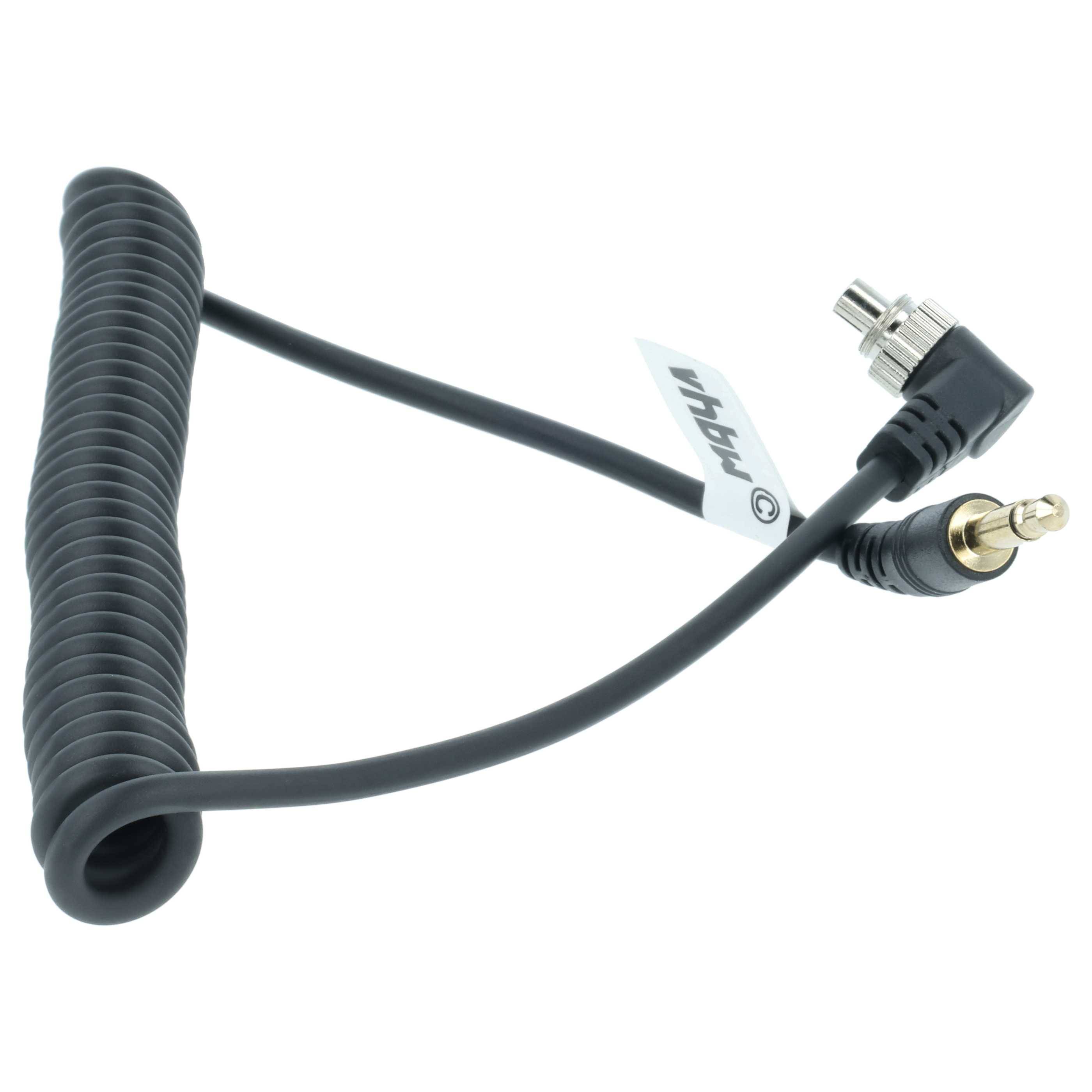 vhbw Synchronkabel auf 3.5mm kompatibel mit Pixel TR-332RX | Studioblitz externen Blitz PC Sync Kabel Blitzkabel-2