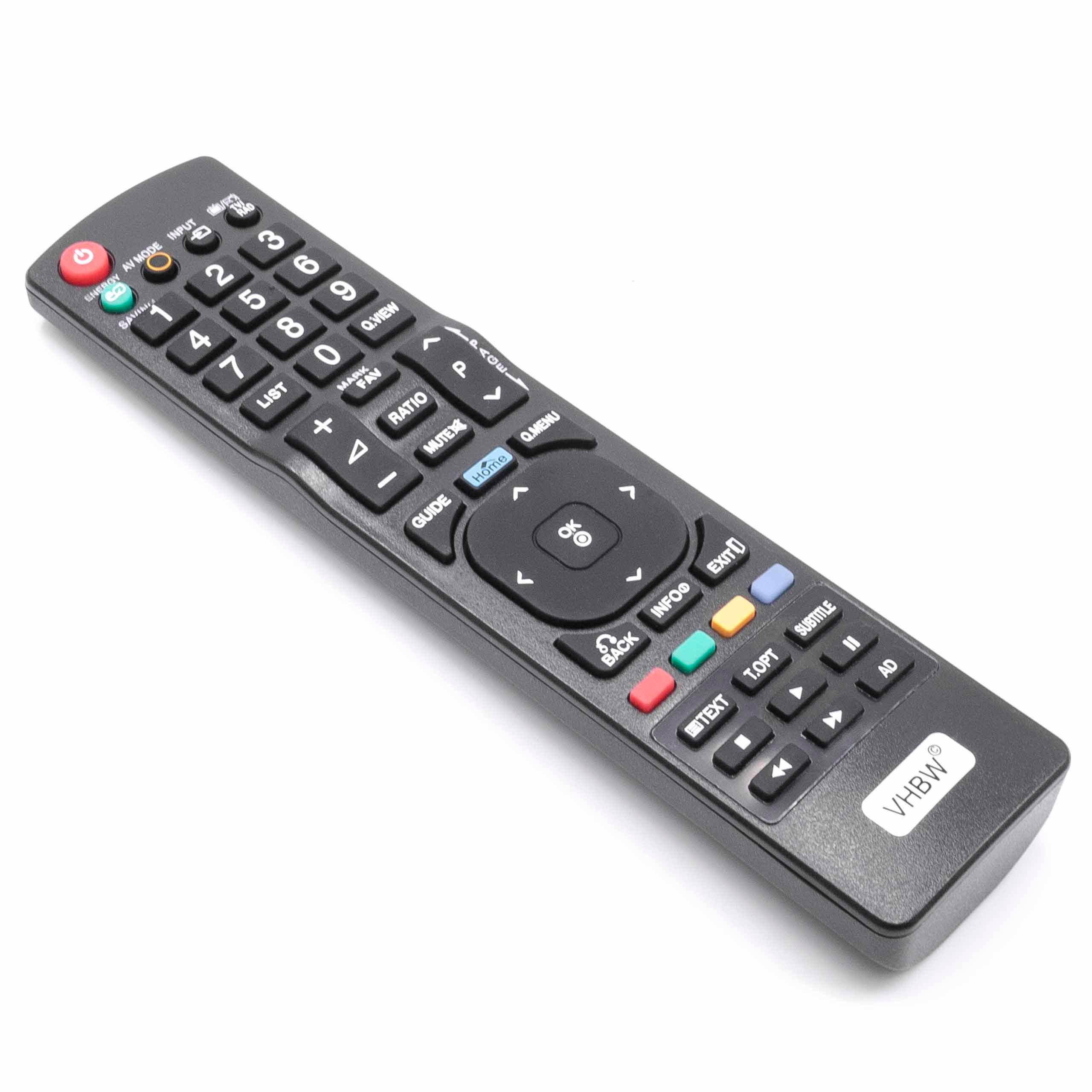 vhbw Fernbedienung kompatibel mit LG 26LV255 | 26LV2500, 32LD420, 32LD350, 26LK330, 26LE5500, 32LD465, 32LD450 Fernseher-0