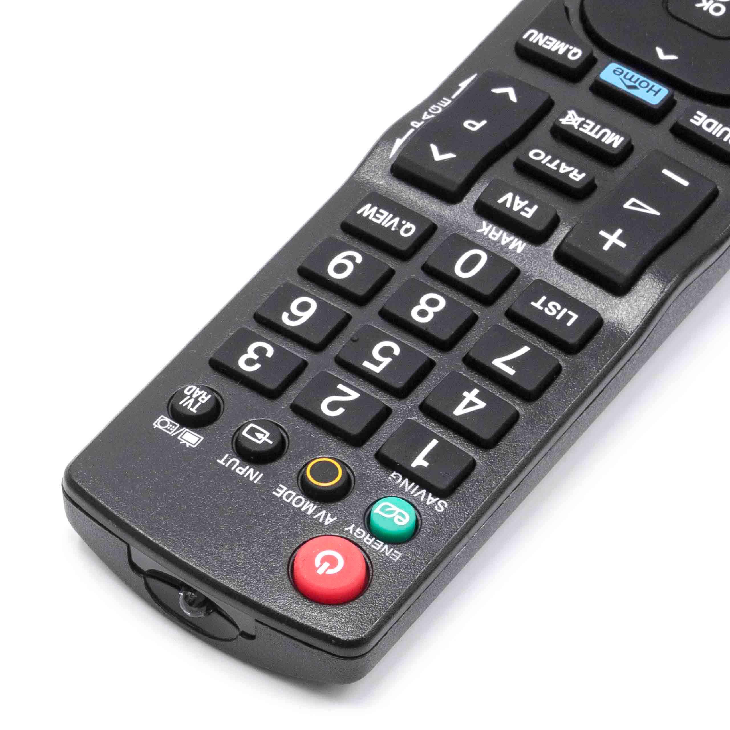 vhbw Fernbedienung kompatibel mit LG 50PJ340 | 47LE7300, 47LE5300, 47LK530, 47LH7030, 50PM9700, 50PJ350 Fernseher, TV --4
