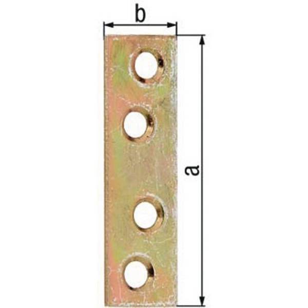 Verbindungsbleche 120x20x2 mm/K2
