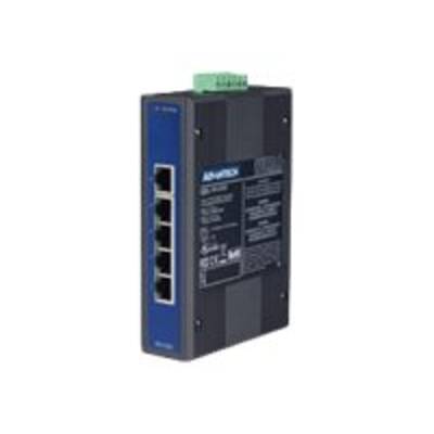 Advantech EKI-2525 - Switch - unmanaged - 5 x 10/100 - an DIN-Schiene montierbar, wandmontierbar - Gleichstrom