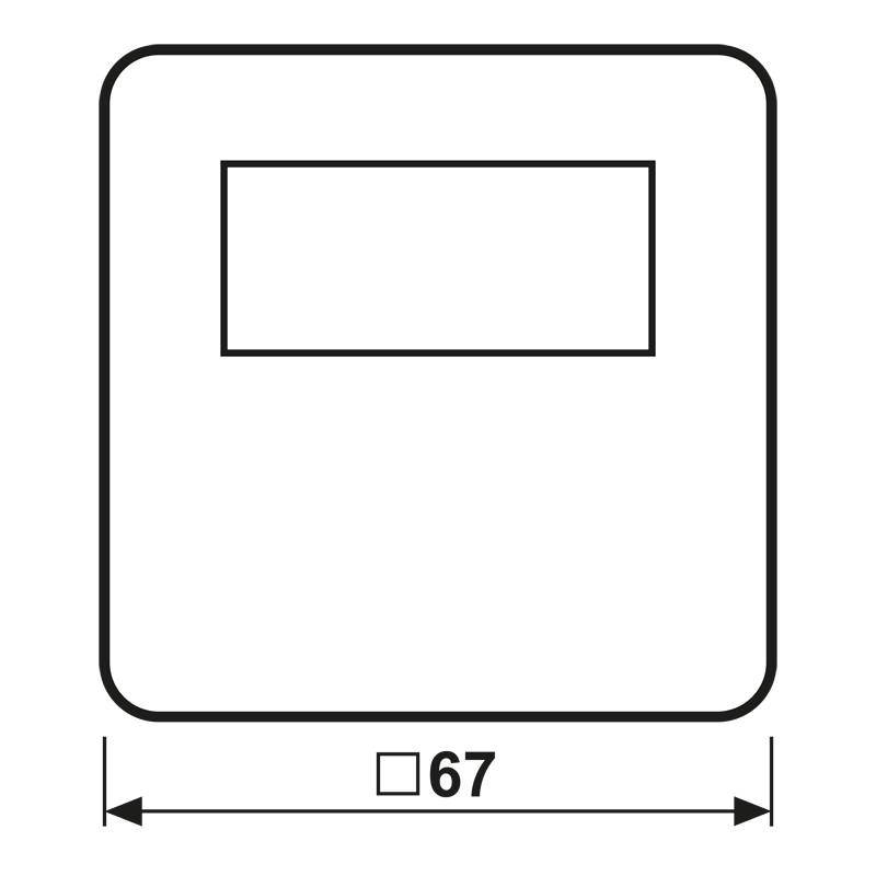 Jung Timer Standard, Display CD 1750 D WW-1
