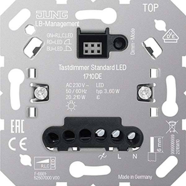 JUNG - Tastdimmer 1710DE Standard LED