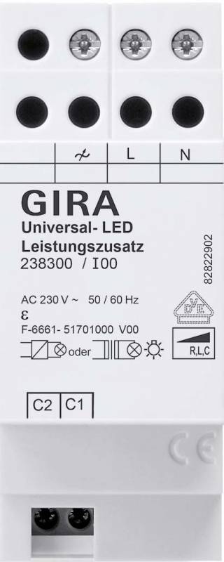 Gira Uni-LED-Leistungszusatz 238300