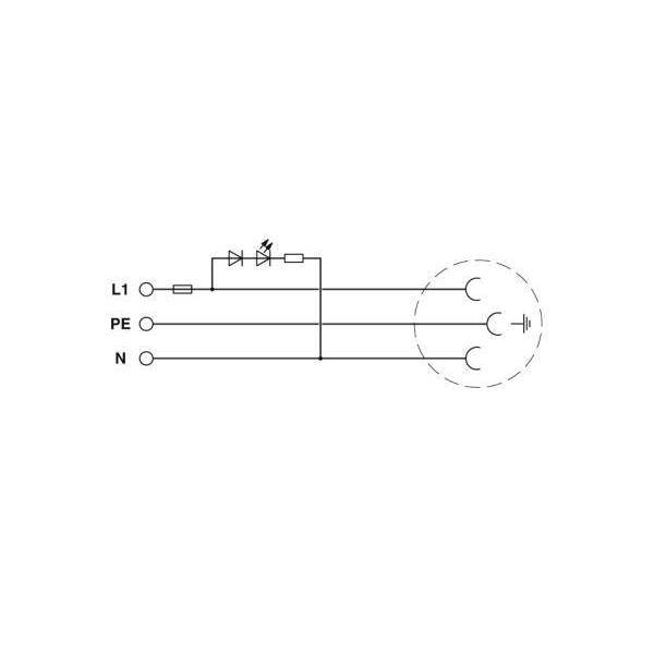 5 Stk. Phoenix Contact Steckdose EO-CF/PT/LED/F