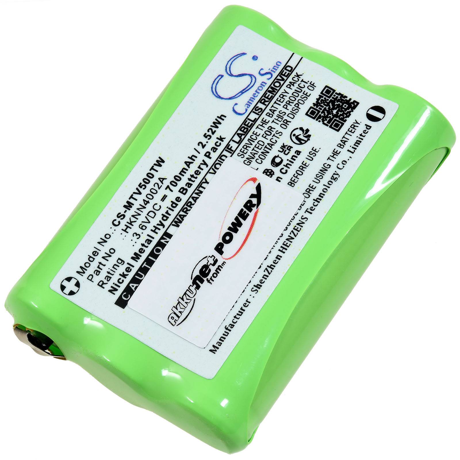 Akku für Funkgerät Motorola Talkabout T6320, 3,6V, NiMH-0