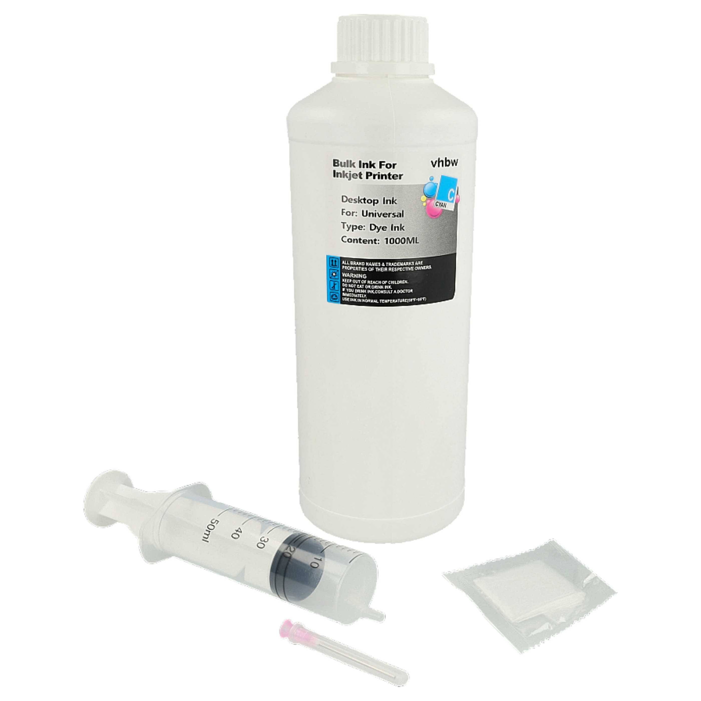 vhbw Nachfülltinte kompatibel mit Canon Pixma G4510 | G4511, G1501, G1510, G2501, G2510, G3501, G3510 Drucker --1