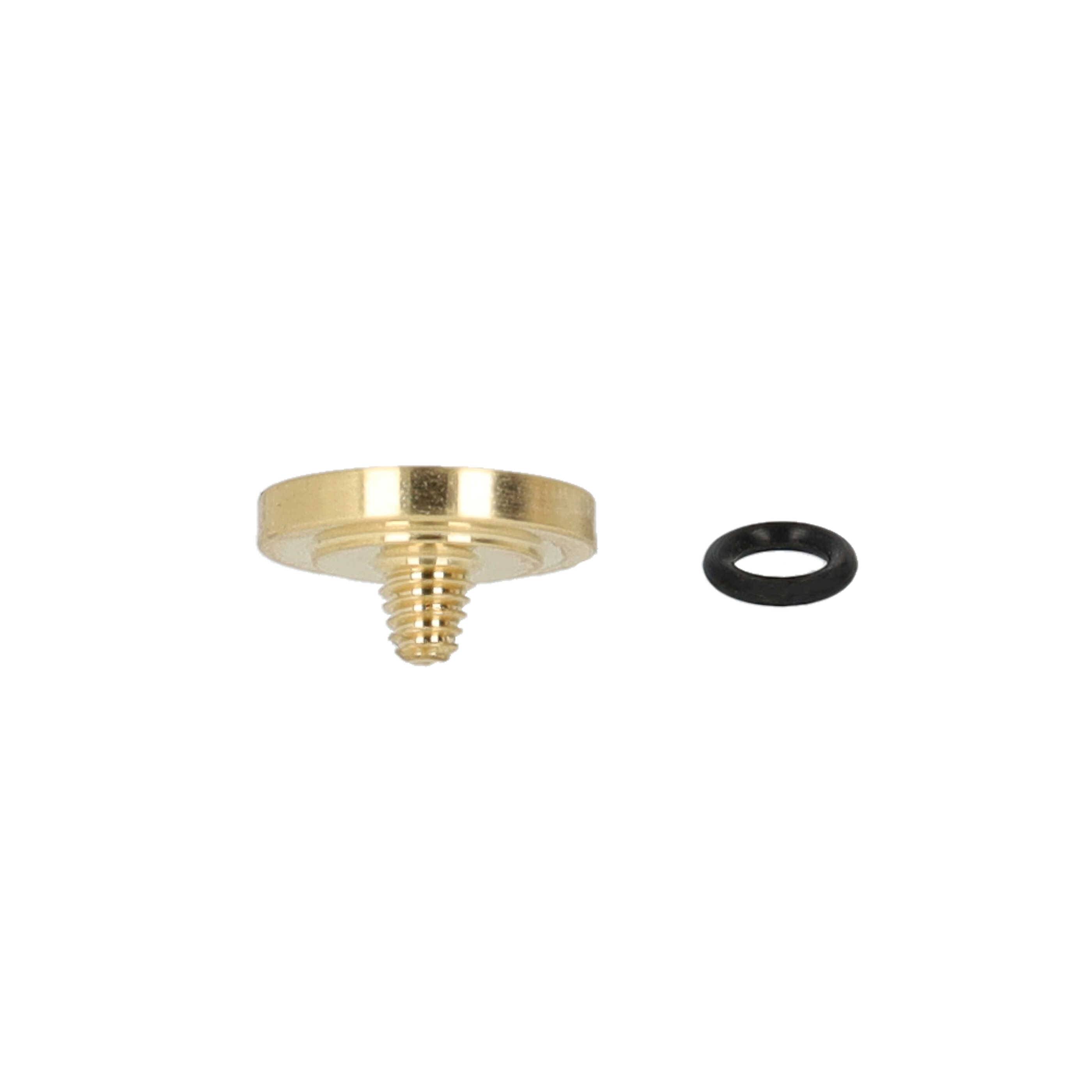 vhbw Auslöseknopf kompatibel mit Exa 1B Kamera | Ergonomischer Ersatzknopf, Metall, Gold-4