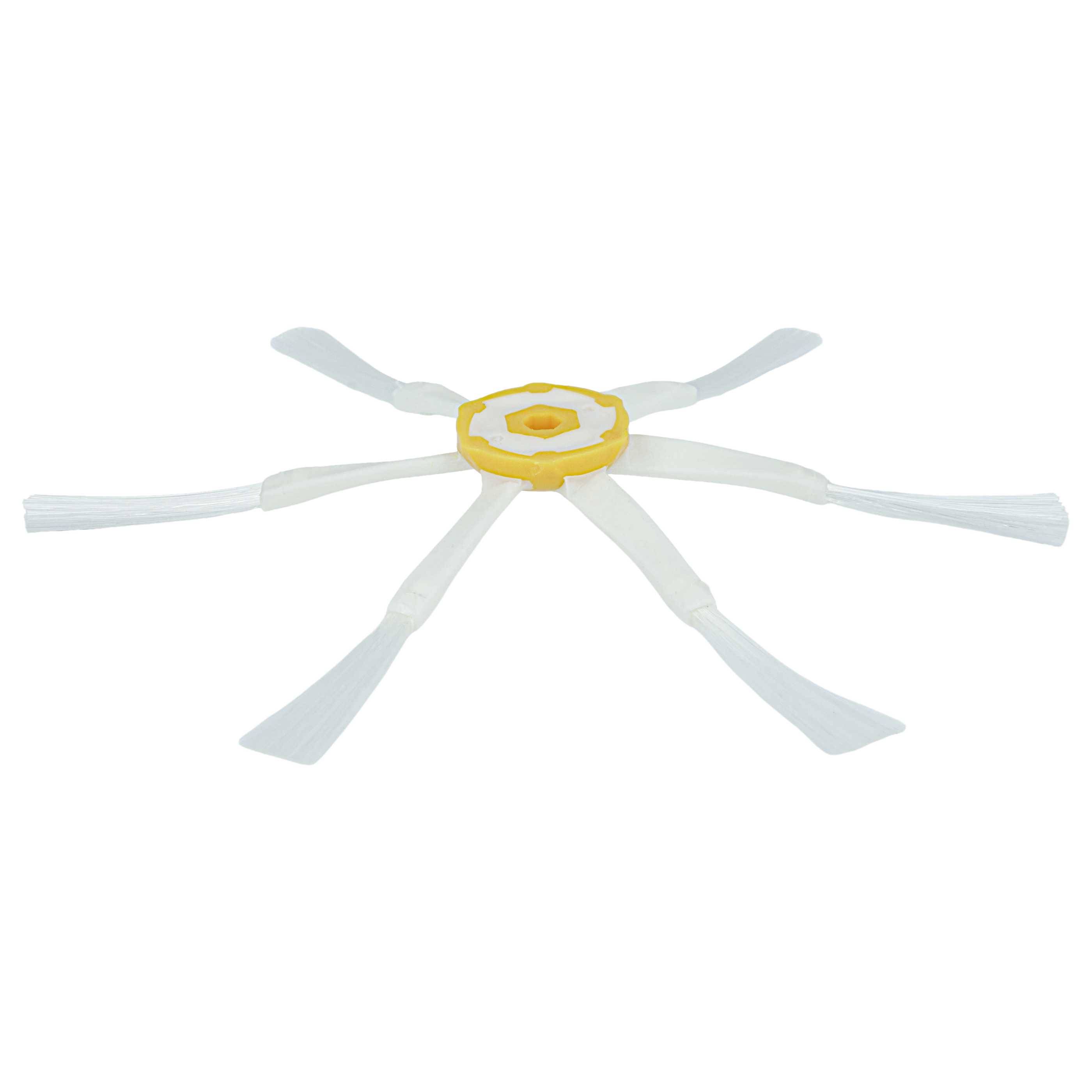 vhbw 6x Seitenbürste kompatibel mit iRobot Roomba 605 | 611, 618, 610, 612, 616, 614, 615 Saugroboter --2