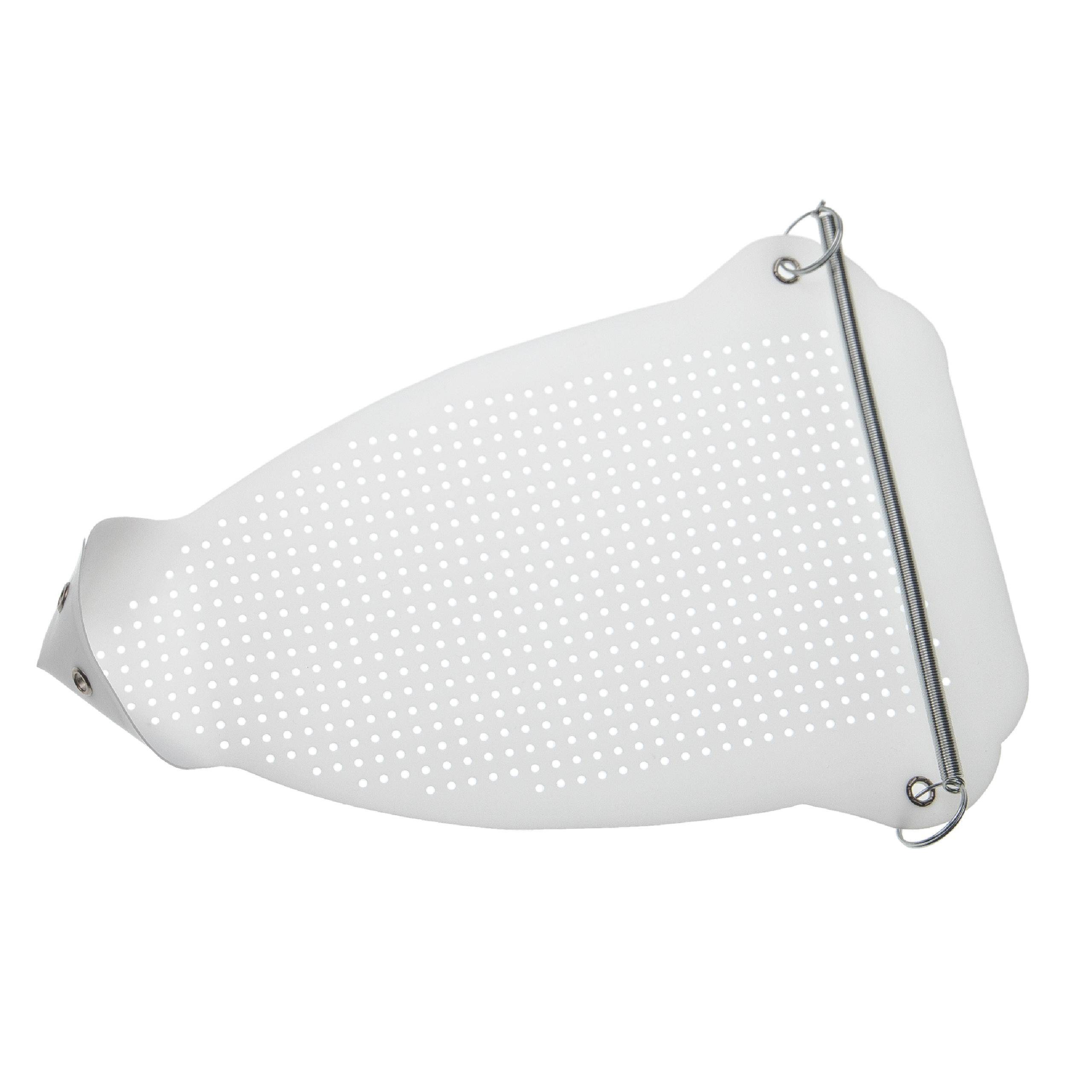 vhbw Universal Textilschutzsohle für Bügeleisen | Bügelschuh, PTFE (Teflon) Beschichtet, 235 x 160 mm, Weiß-0