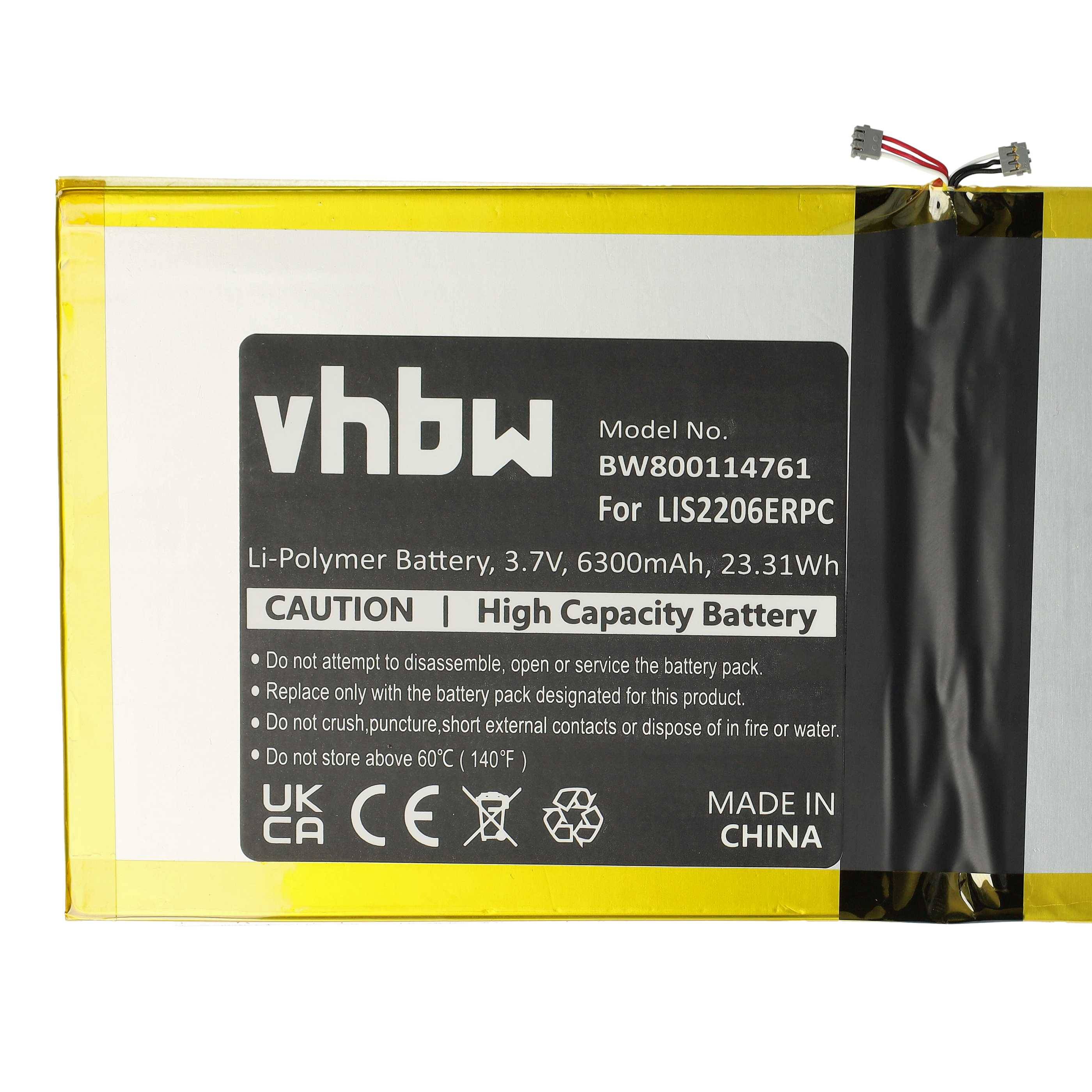 vhbw Akku kompatibel mit Sony Castor | Tablet Pad (6000mAh, 3,8V, Li-Polymer)-4