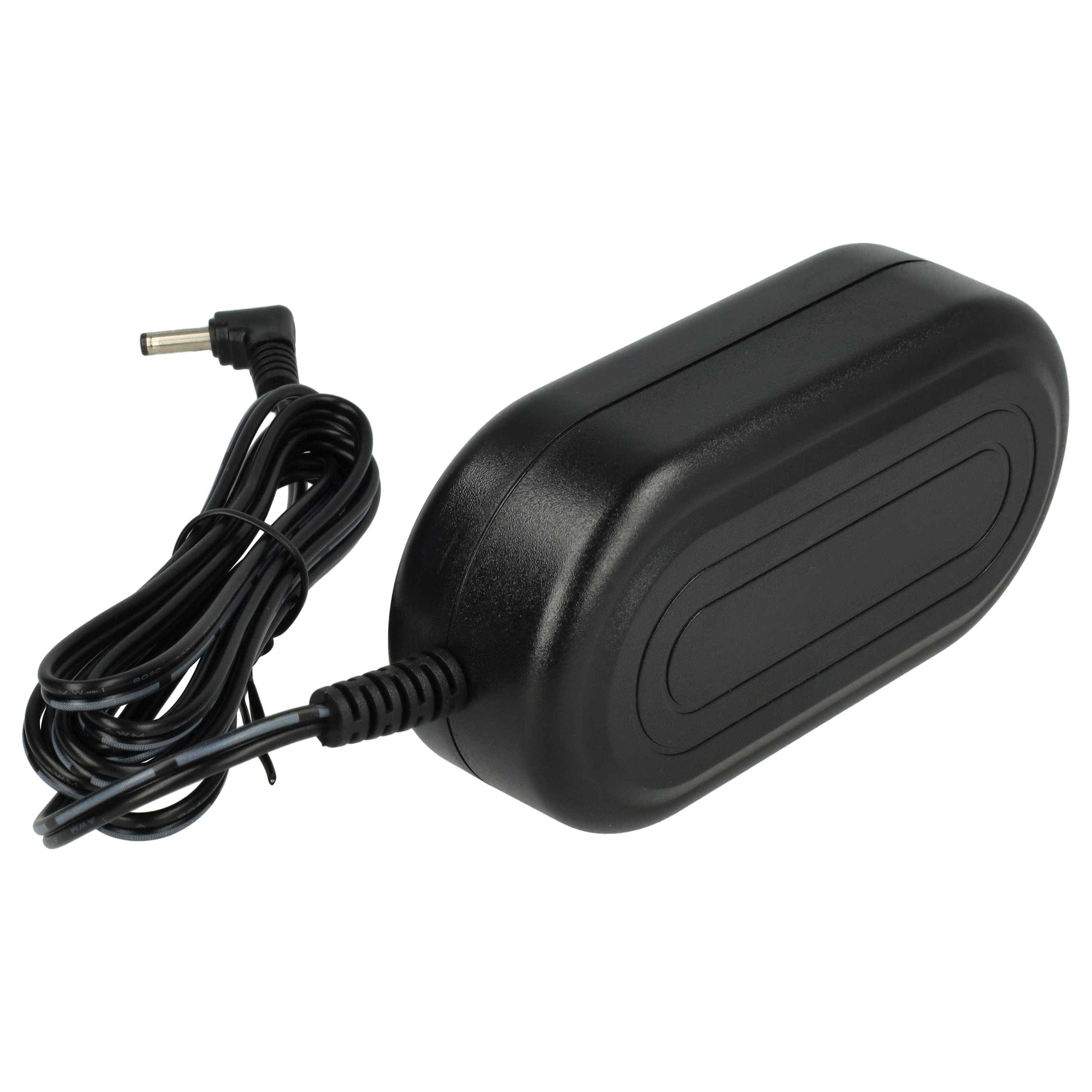 vhbw Netzteil kompatibel mit Canon ZR-400 | ZR500, ZR-500, ZR60, ZR600, ZR-600 Kamera, Digitalkamera, DSLR - Netzkabel-1
