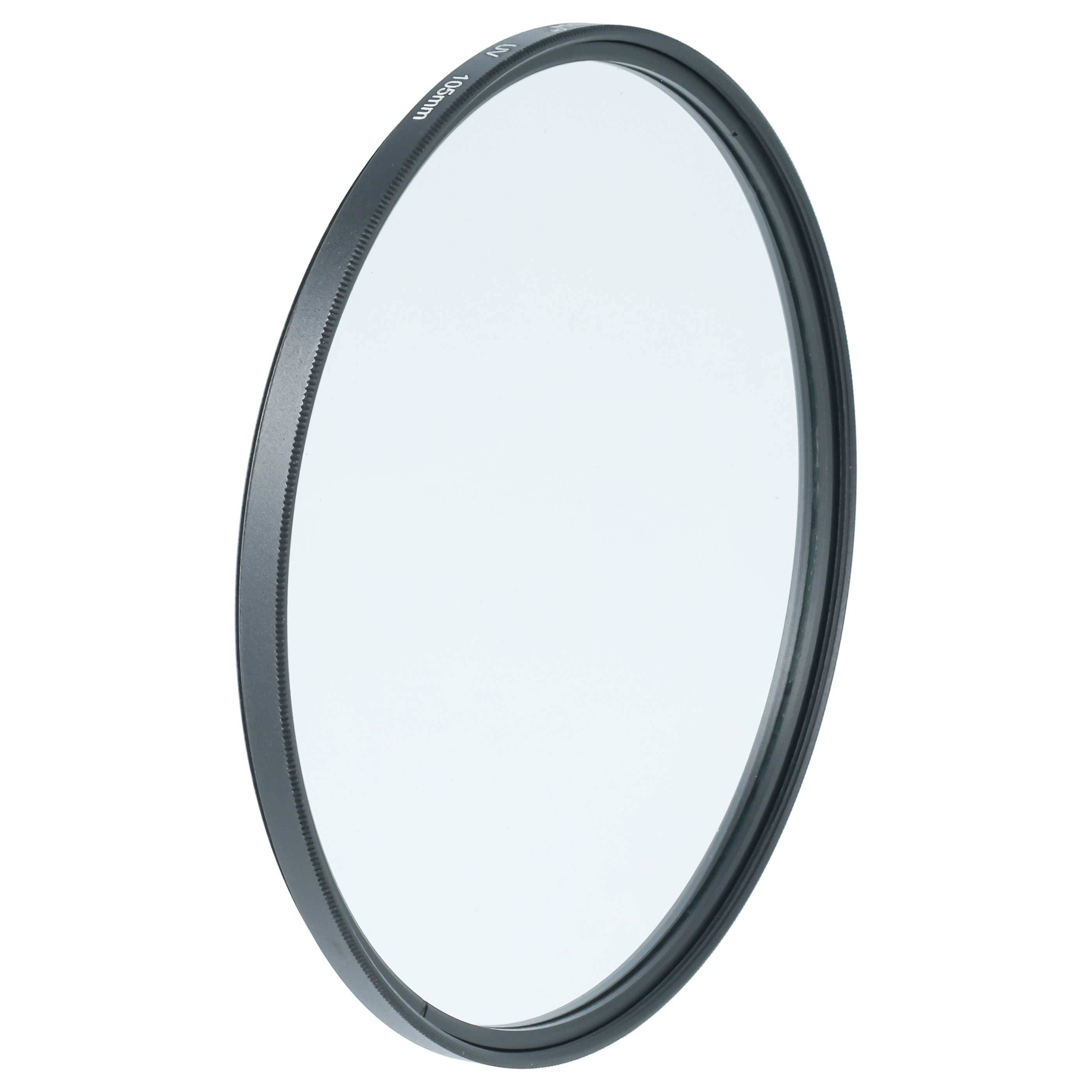 vhbw Universal UV Filter für Kamera Objektive mit 105mm Filtergewinde | UV Schutzfilter, Schwarz-2