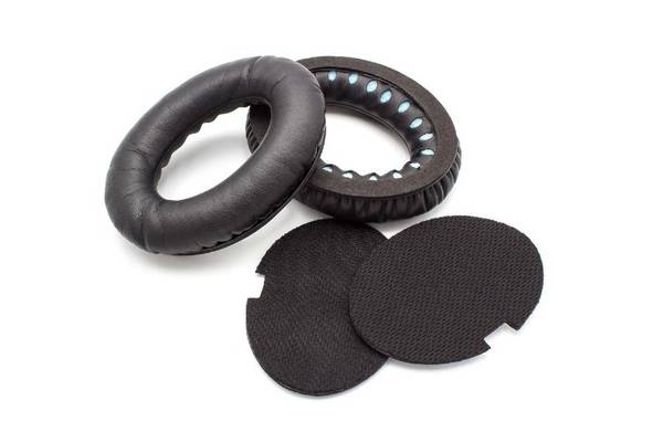 vhbw 2x Ohrpolster kompatibel mit Bose QuietComfort AE2w | 25, AE2i, AE2, QC2, 2, QC15, 15 Kopfhörer Headset