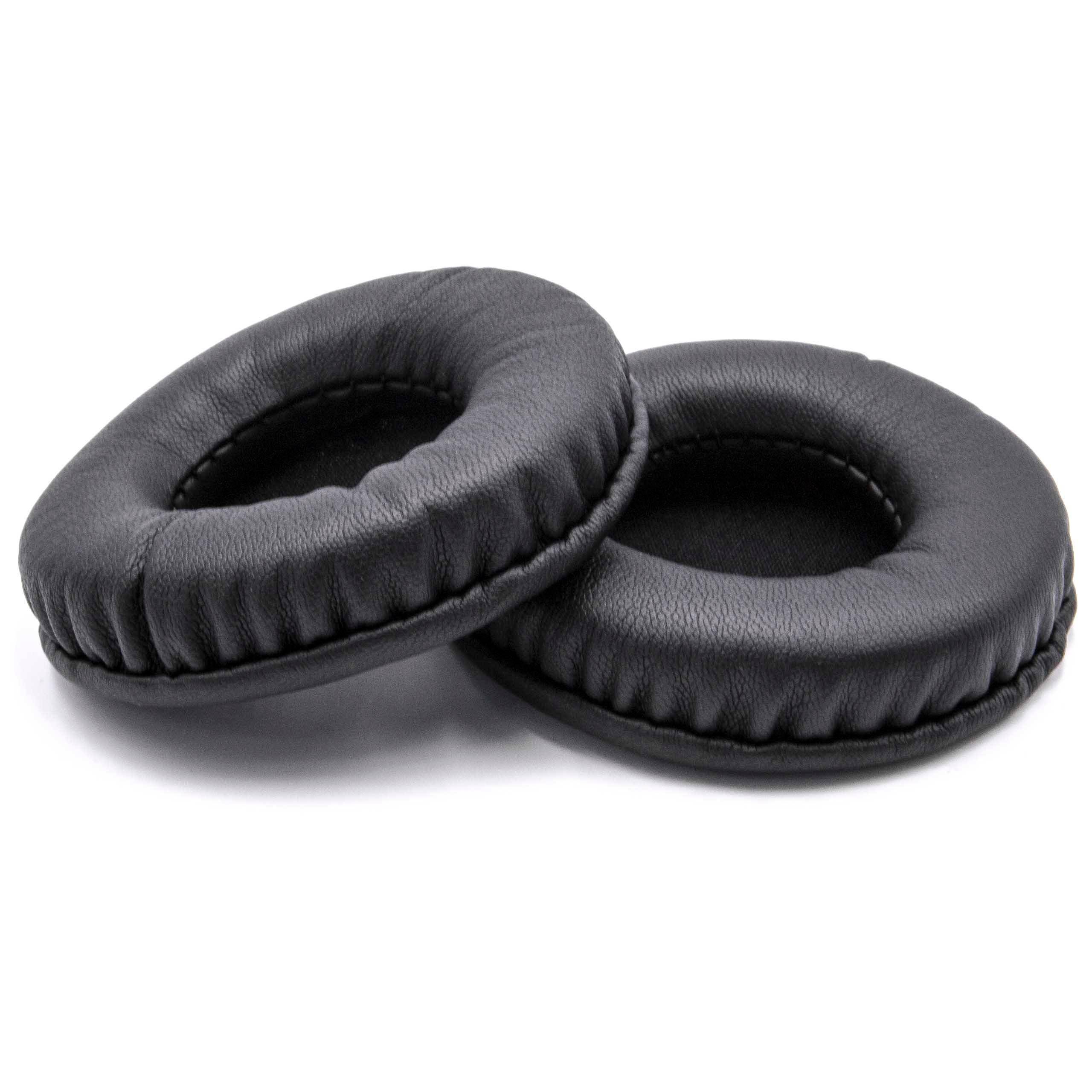 vhbw 2x Ohrpolster kompatibel mit AKG K518LE | K81, K495, K518, K130, K495NC, K518E, K518DJ Kopfhörer Headset-0