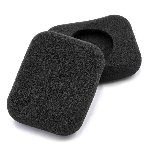 vhbw 2x Ohrpolster kompatibel mit Bang & Olufsen Form 2 | 2i Kopfhörer Headset, Schaumstoff Schwarz