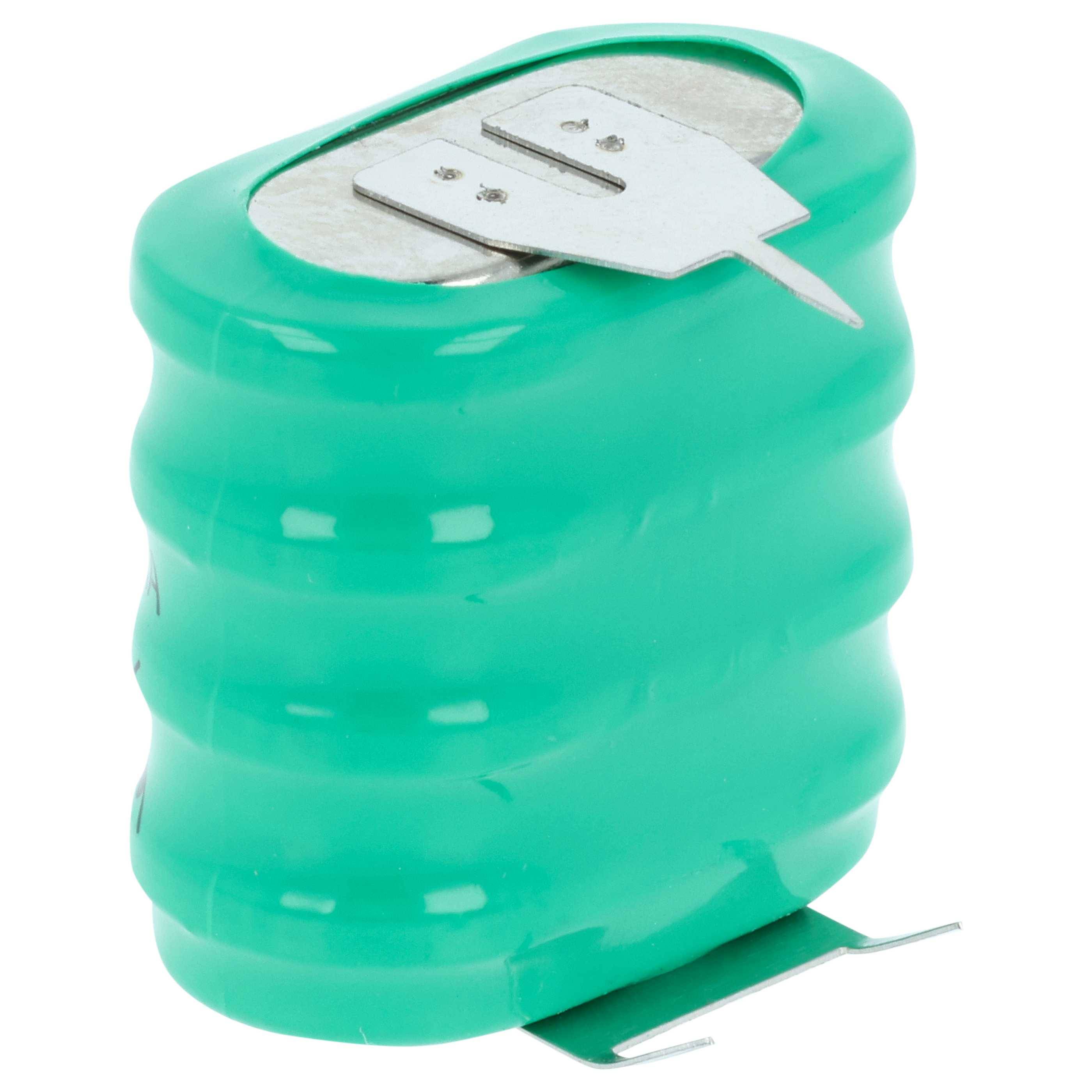 vhbw NiMH Ersatz Knopfzellen-Akku Typ 4/V150H 3-Pins 150mAh 4,8V | kompatibel mit Modellbau-Akkus, Solar-Leuchten uvm.-1