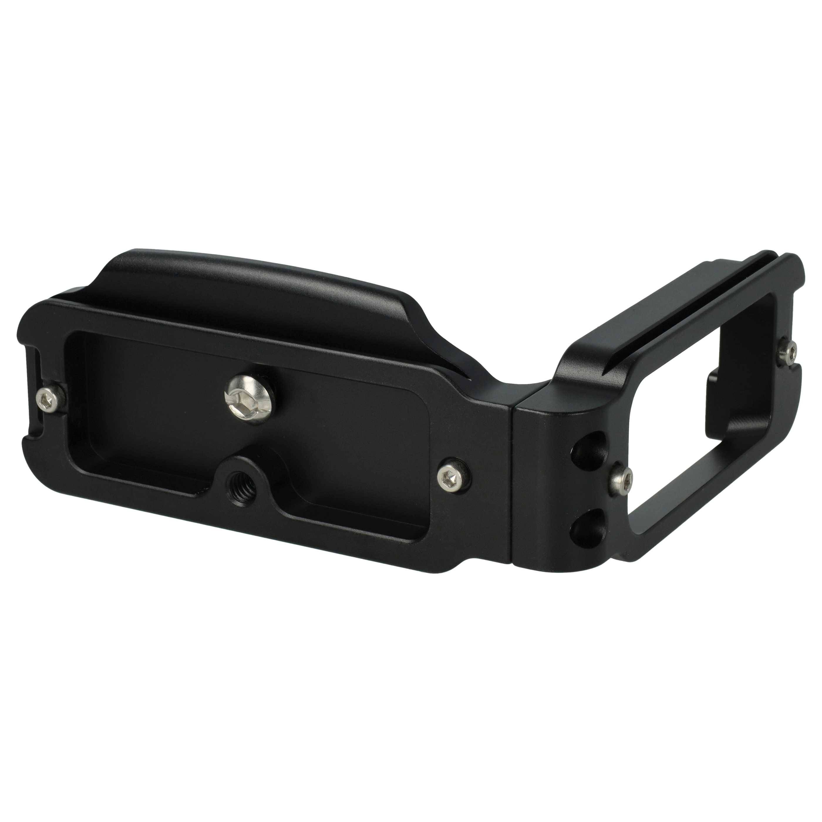vhbw L-Winkel kompatibel mit Nikon D850 Kamera | Aluminium (eloxiert), Schwarz - Ersatz für D850-L-2