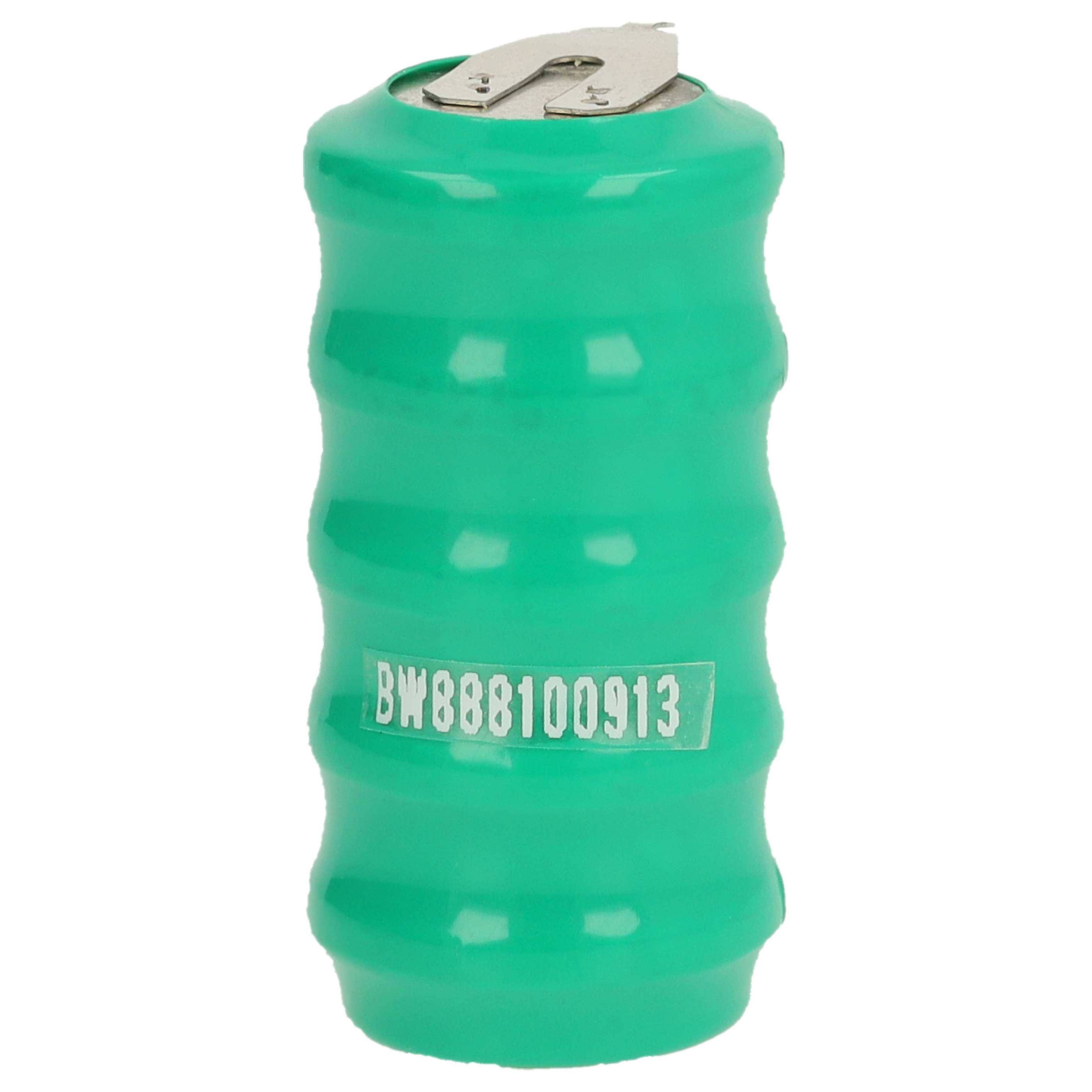 vhbw NiMH Ersatz Knopfzellen-Akku Typ V80H 3-Pins 80mAh 6V | kompatibel mit Modellbau-Akkus, Solar-Leuchten uvm.-2