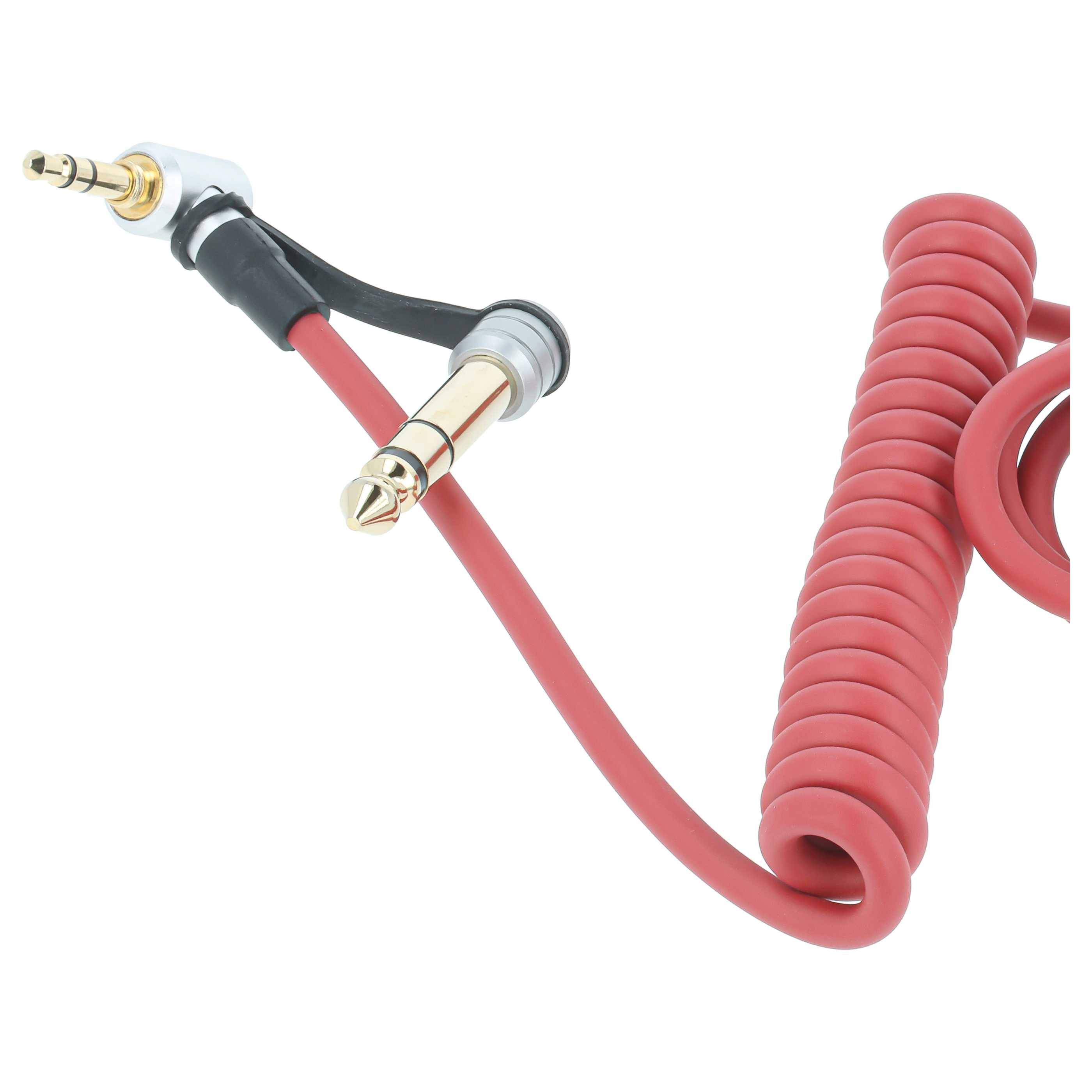 vhbw Audio AUX Kabel kompatibel mit Monster Beats by Dr. Dre Solo HD | Solo RED Kopfhörer - Audiokabel 3,5 mm-2