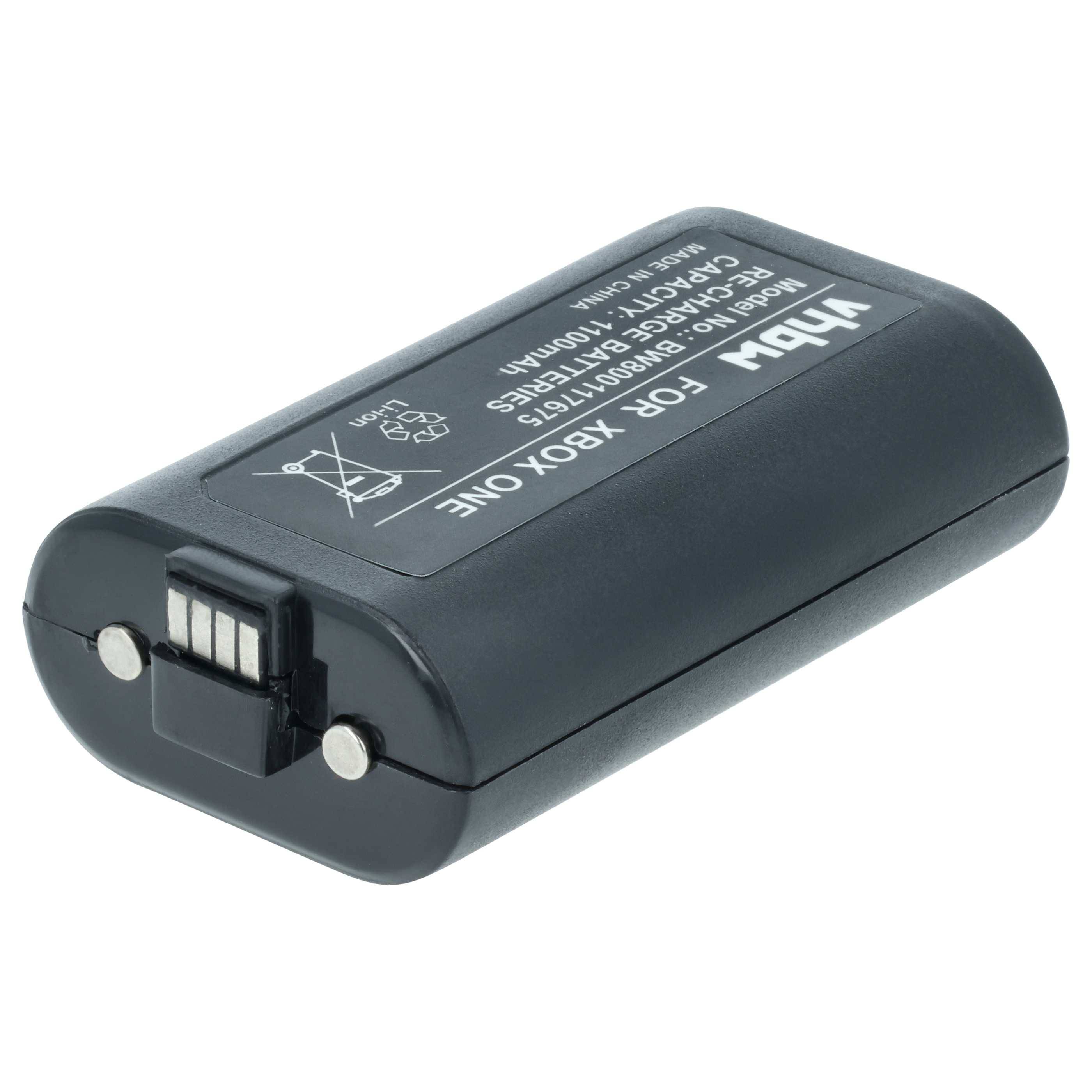 vhbw Akku Ersatz für Microsoft 1556 | für Controller (1100 mAh, 3 V, Li-Ion) Schwarz-0