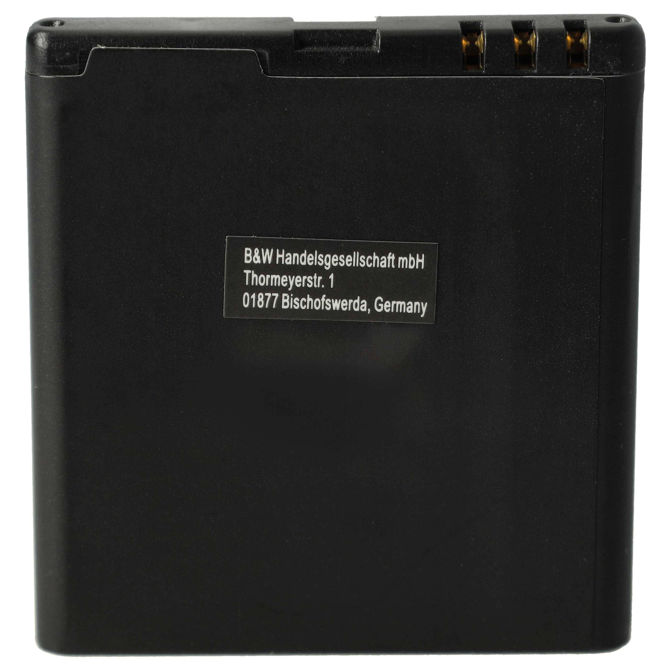 vhbw Akku kompatibel mit Nokia N86 | N85, N86 8MP, T7, C7, C7-00, X7, 701, Oro, X7-00, X7-00 8GB Handy Smartphone-4