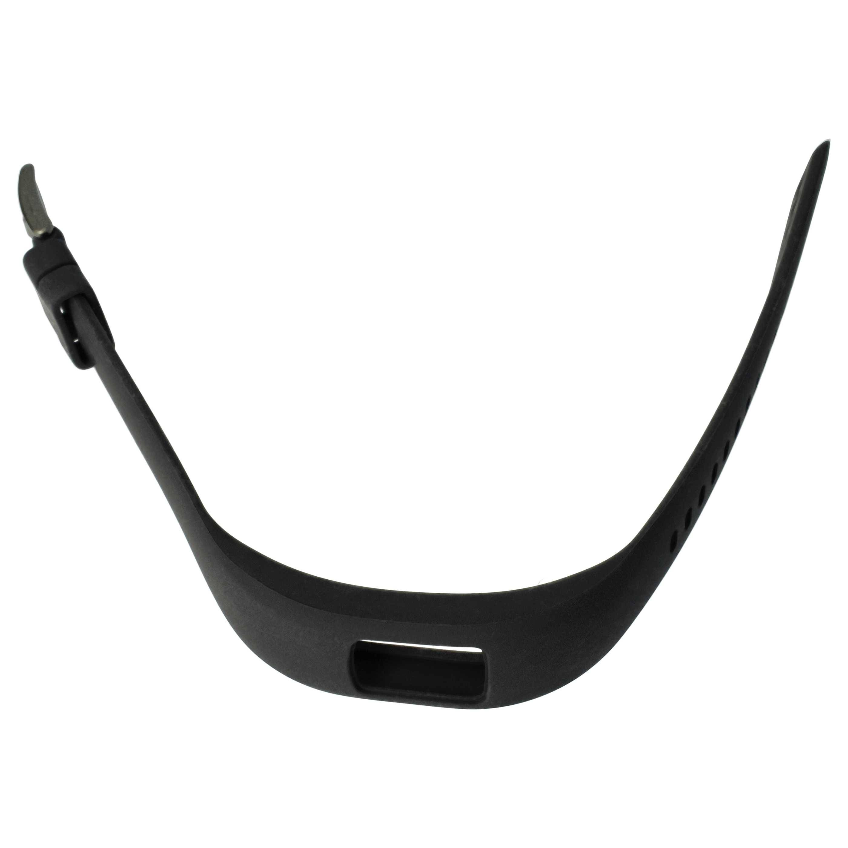 vhbw Ersatz Armband kompatibel mit Garmin Vivofit 4 Fitnessuhr | Smartwatch - 23 cm Silikon schwarz-3