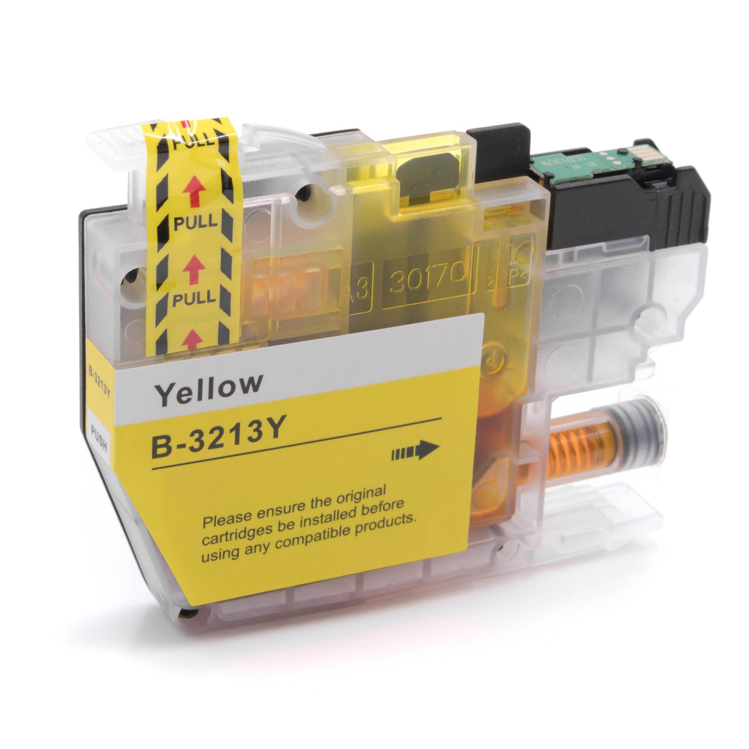 vhbw Tintenpatrone Gelb als Ersatz für Brother LC3213Y | LC-3213Y (kompatibel, 7ml + Chip)-0