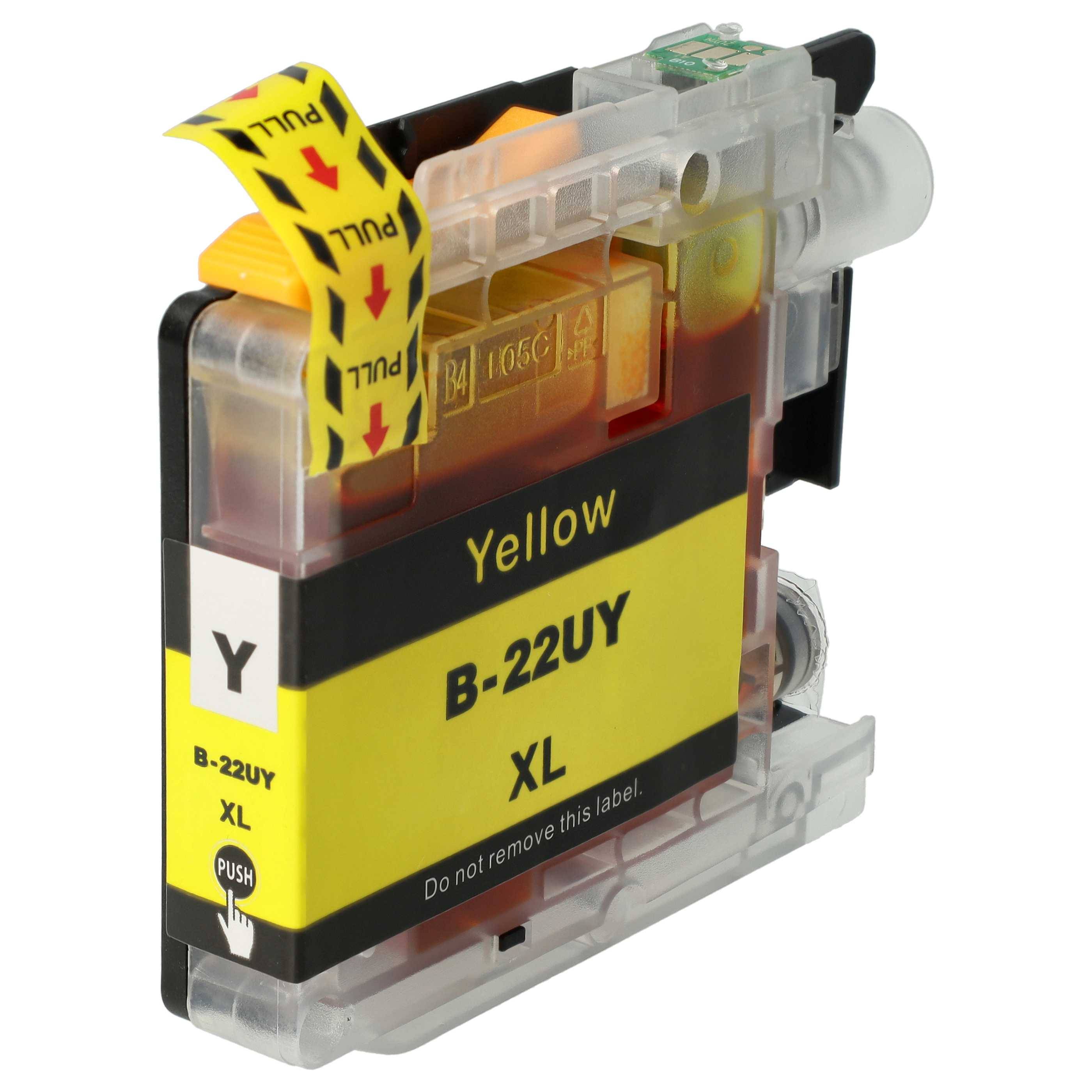 vhbw Tintenpatrone Gelb als Ersatz für Brother LC-22U Y | LC-22UY, LC-22UYXL, LC-22UY XL, LC22UY (kompatibel, 15ml +-0