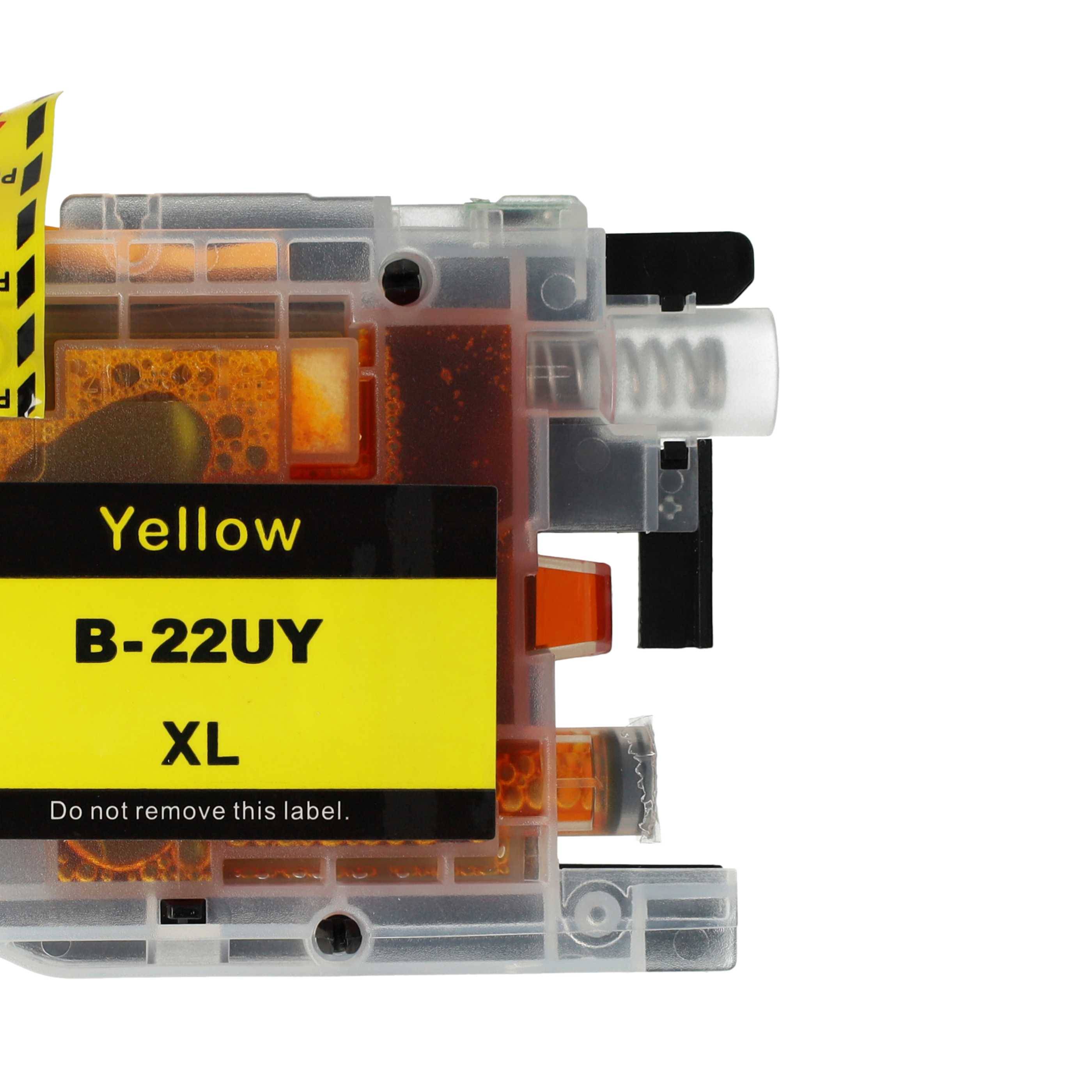 vhbw Tintenpatrone Gelb als Ersatz für Brother LC-22U Y | LC-22UY, LC-22UYXL, LC-22UY XL, LC22UY (kompatibel, 15ml +-5