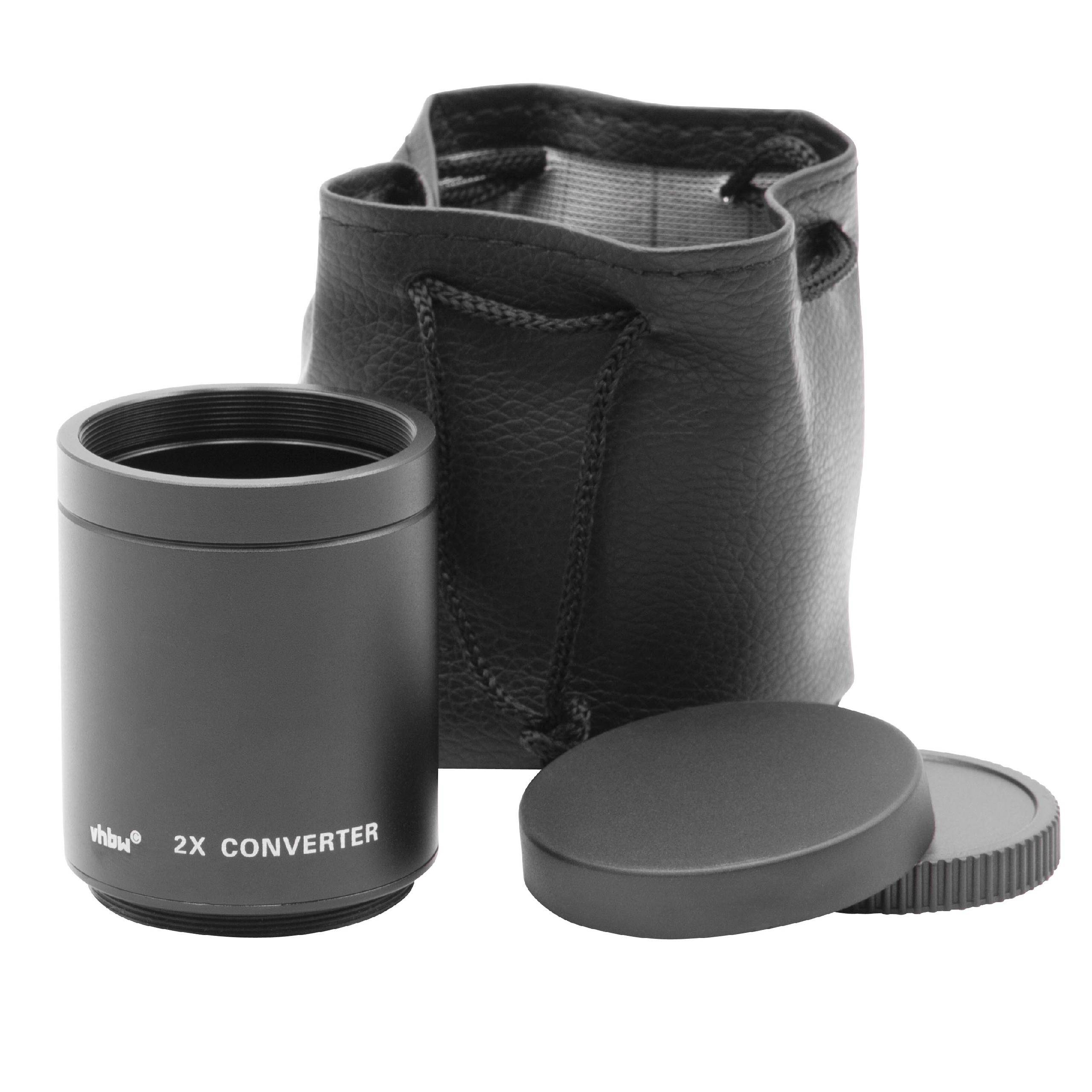 vhbw Telekonverter 2-fach für T2 | T-Mount Objektive für Kamera, Spiegelreflexcamera z.B. kompatibel mit Canon uvm.-2
