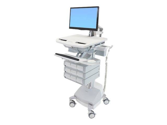 Ergotron Wagen für LCD-Display/Tastatur/Maus/CPU/Notebook/Barcodescanner (offene-0