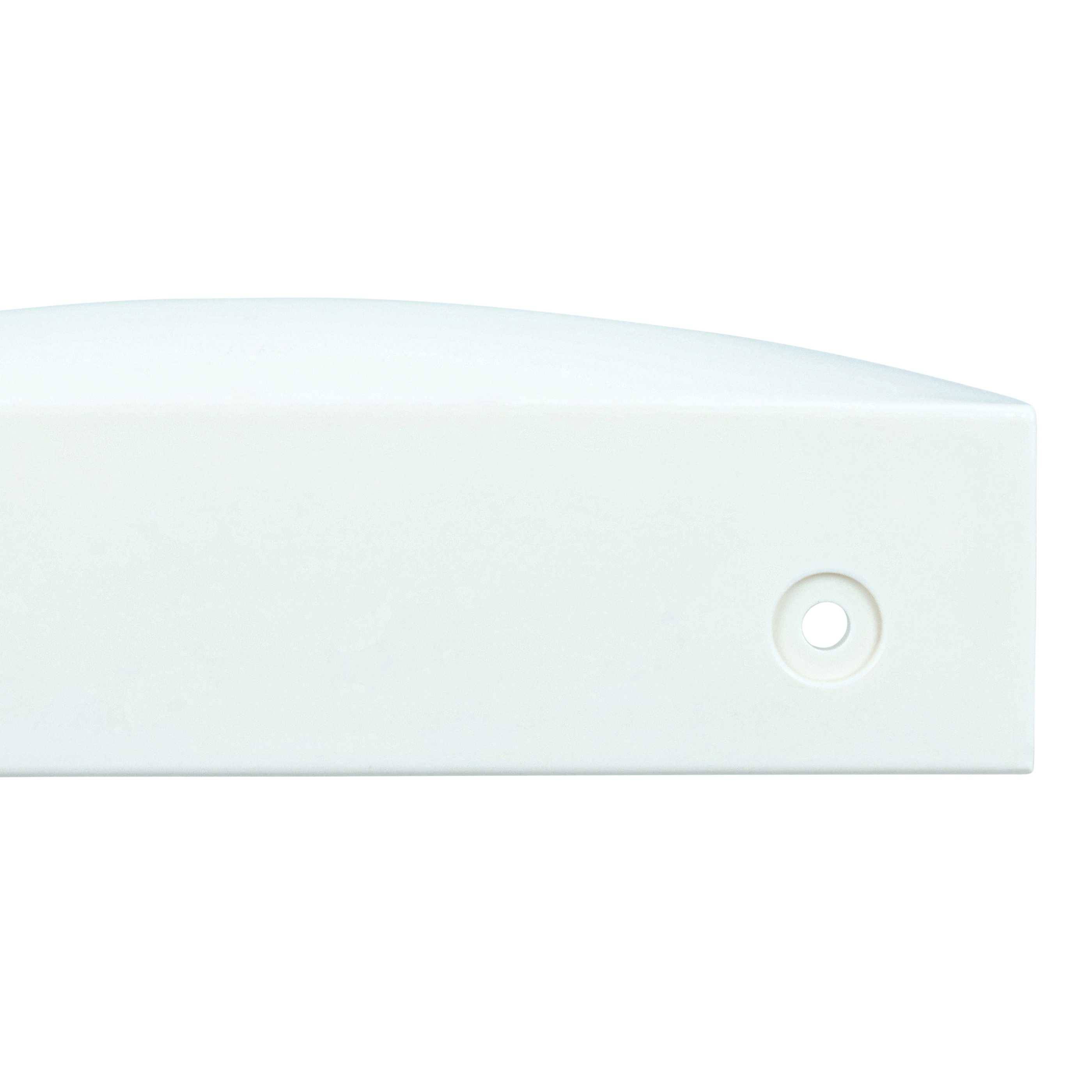 vhbw Türgriff kompatibel mit Bosch/Siemens GSD8005/01 | GSD8005/42, GSD8102/01 Kühlschrank - 14,2 x 4,1 x 2,2 cm-3