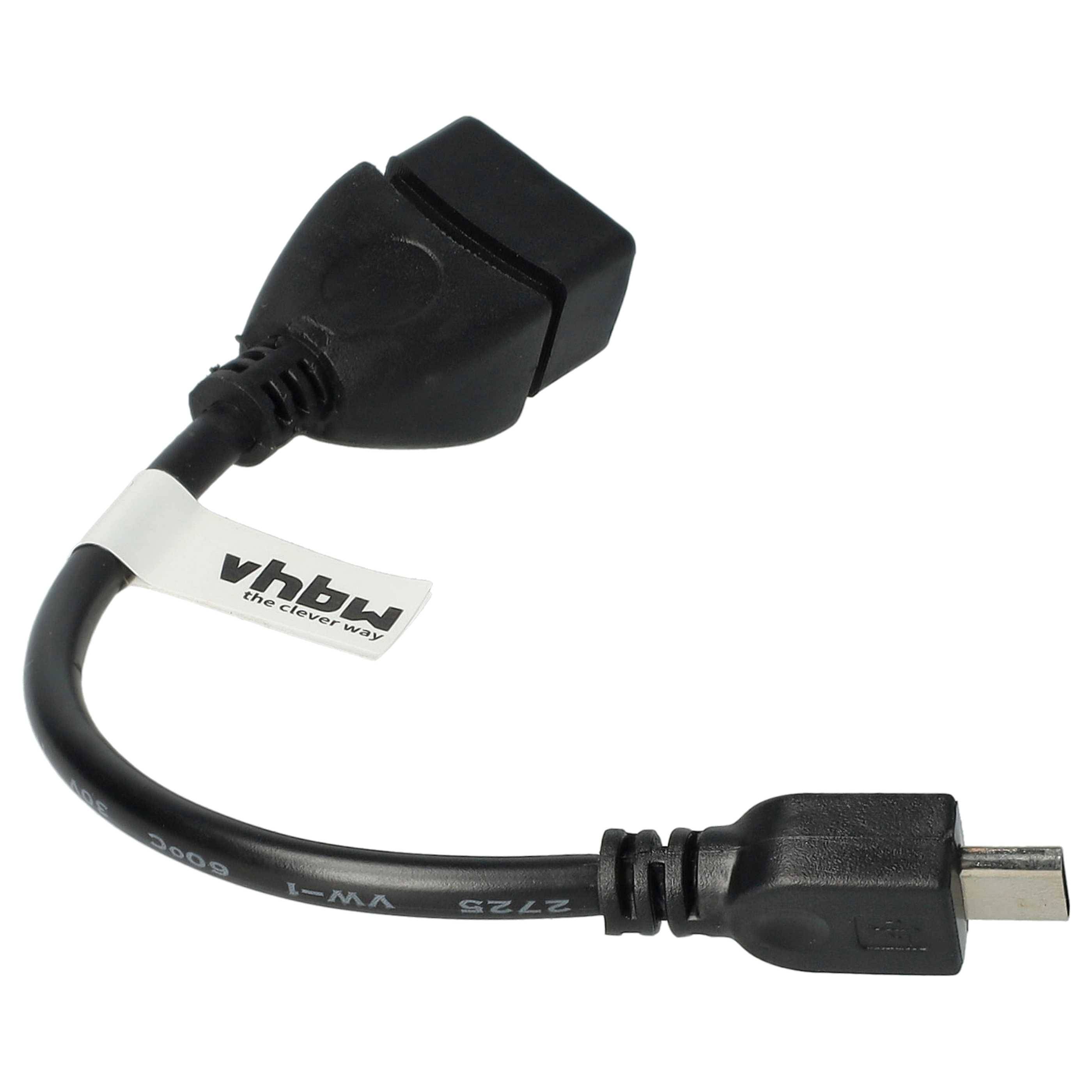 vhbw Adapter OTG Ersatz für Samsung ET-R205U für Mobilgerät | Kabeladapter Micro-USB (männlich) auf USB (weiblich)-1