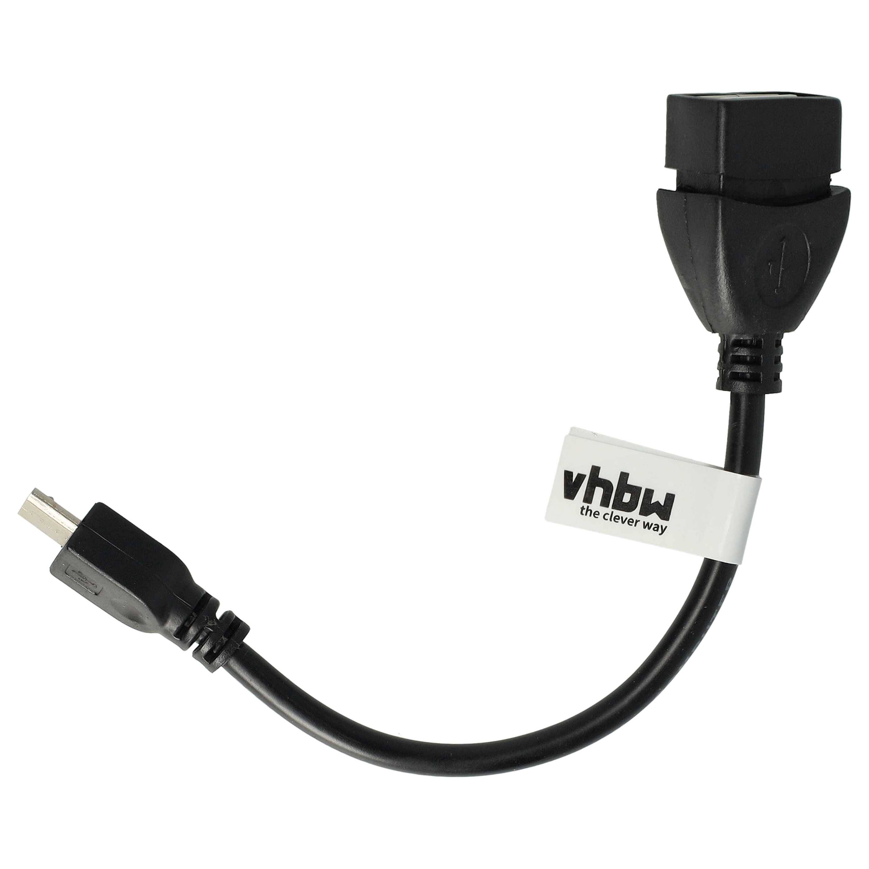 vhbw Adapter OTG Ersatz für Samsung ET-R205U für Mobilgerät | Kabeladapter Micro-USB (männlich) auf USB (weiblich)-2