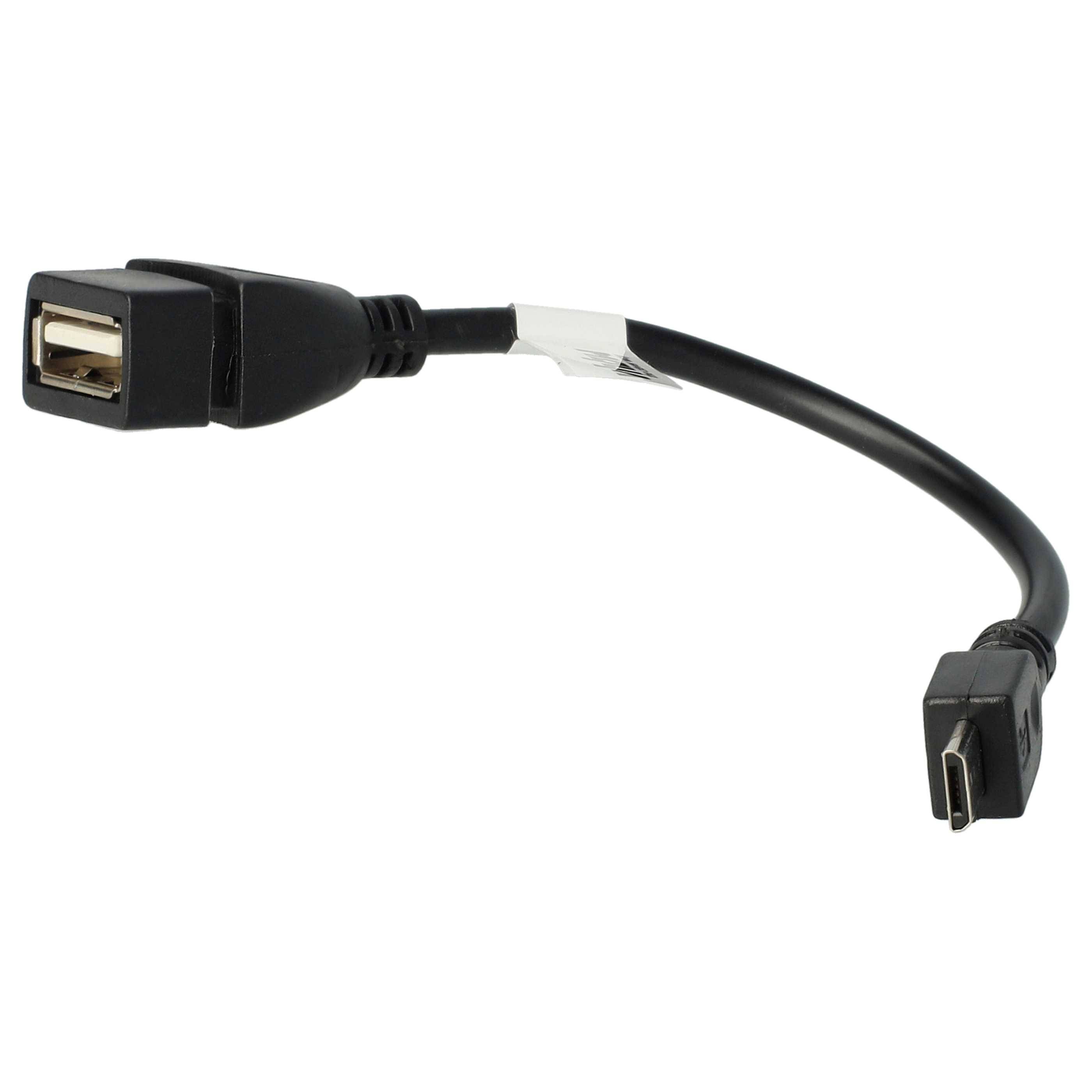 vhbw Adapter OTG kompatibel mit Vorwerk Kobold VR300 | VR200 Saugroboter - Kabeladapter Micro-USB auf USB (weiblich)-0