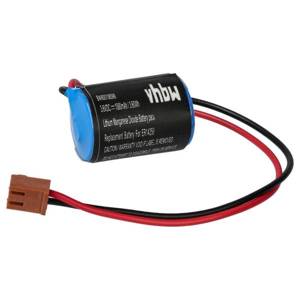 vhbw Akku kompatibel mit Omron NS7 | CQM1H, CPM2A, CJ1 PLC Programmable Logic Controller (1000 mAh, 3,6 V, Li-Ion)