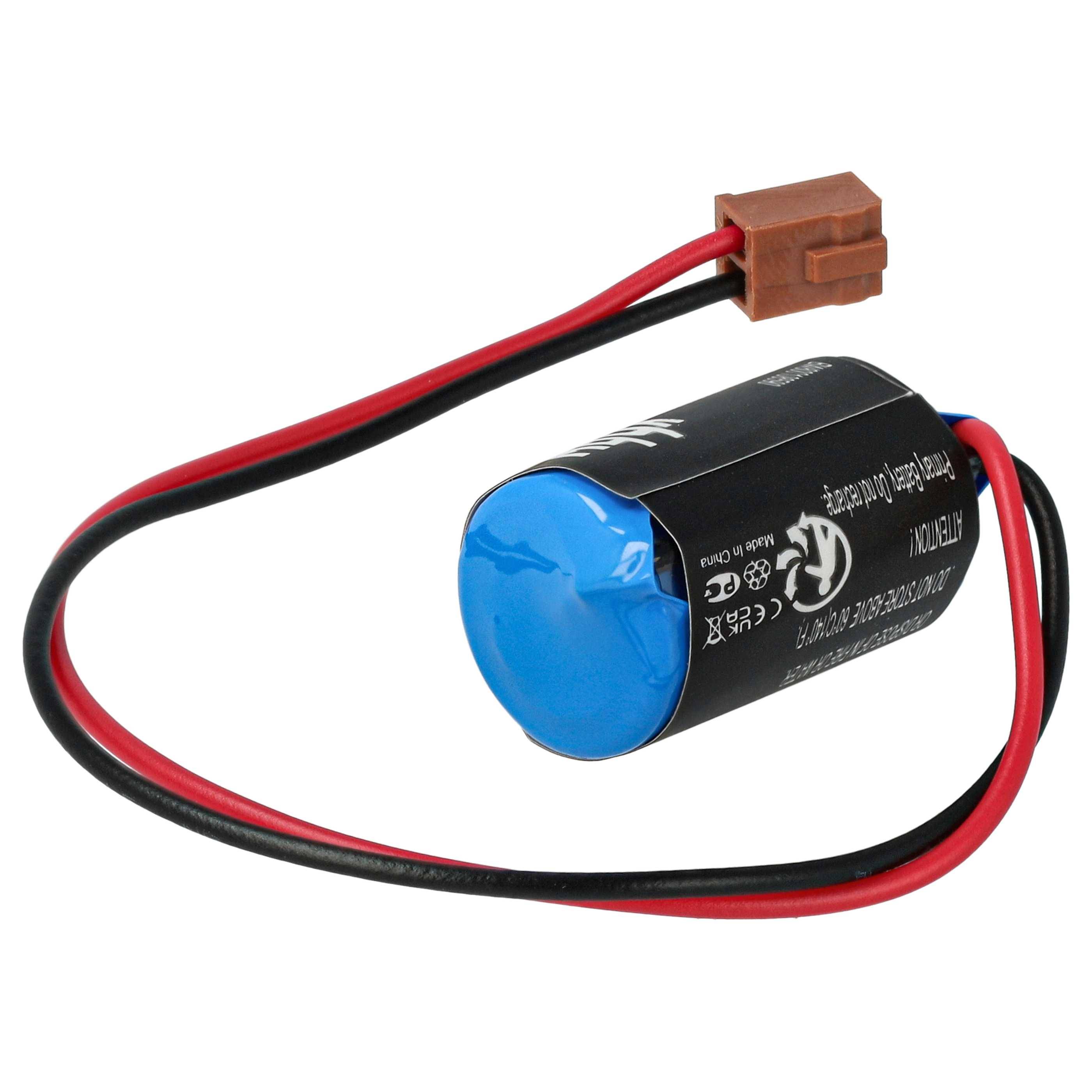 vhbw Akku kompatibel mit Omron NS7 | CQM1H, CPM2A, CJ1 PLC Programmable Logic Controller (1000 mAh, 3,6 V, Li-Ion)-1