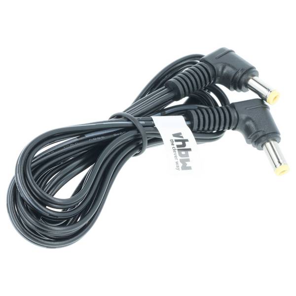 vhbw Stromkabel kompatibel mit Panasonic VDR-D150 | VDR-D160, VDR-D200, VDR-D210, VDR-D220 Camcorder, Kamera - 100 cm