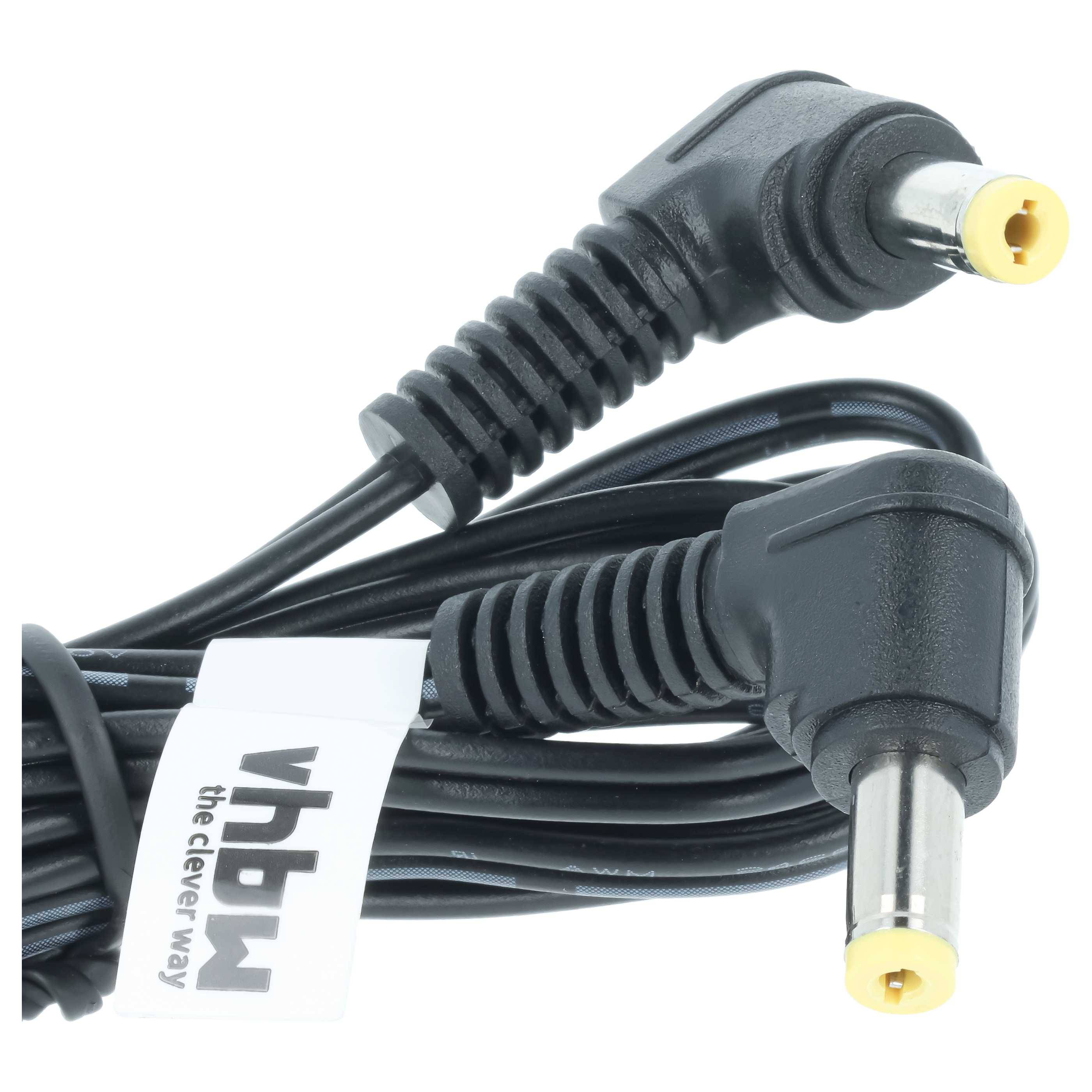 vhbw Stromkabel kompatibel mit Panasonic VDR-D150 | VDR-D160, VDR-D200, VDR-D210, VDR-D220 Camcorder, Kamera - 100 cm-2
